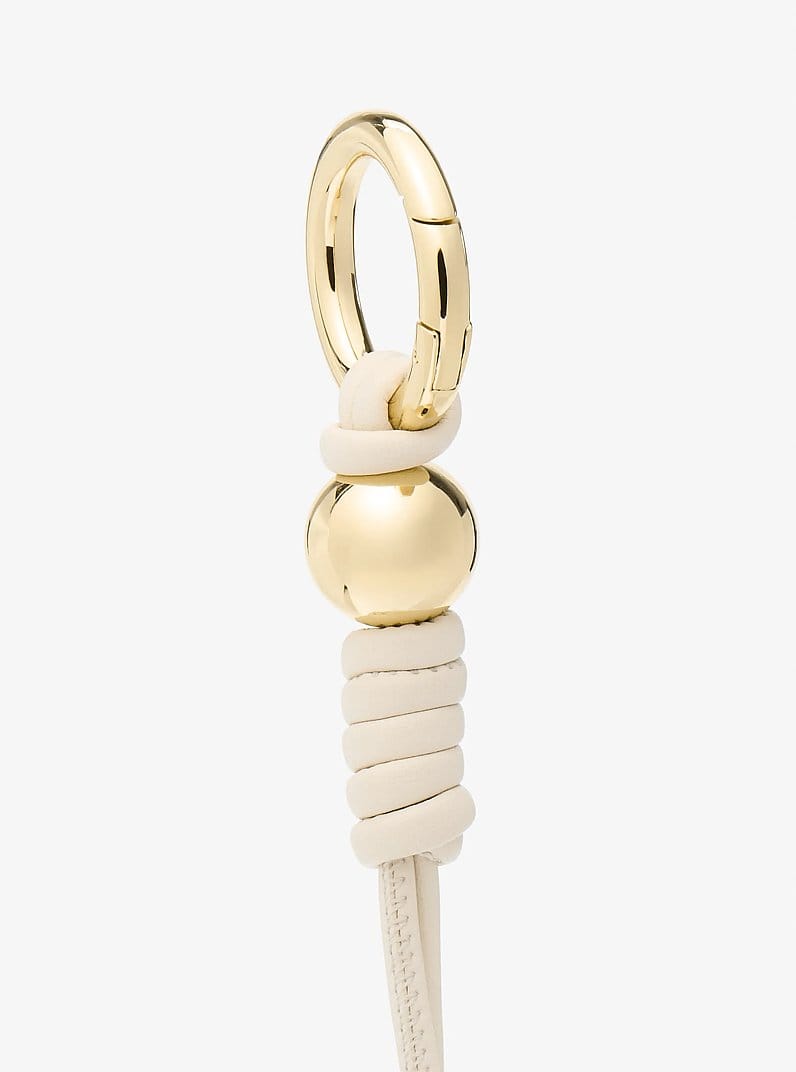 Gold-Tone Knot Bag Charm