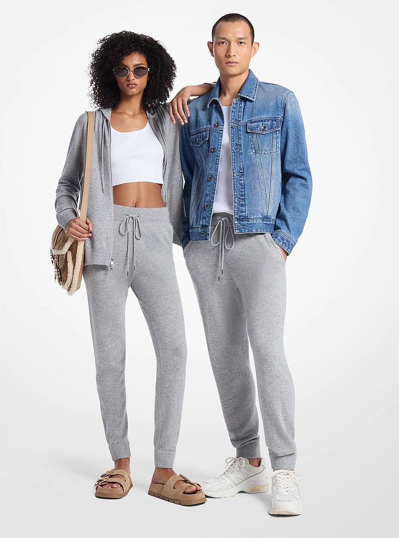 Wool and Cashmere Blend Joggers