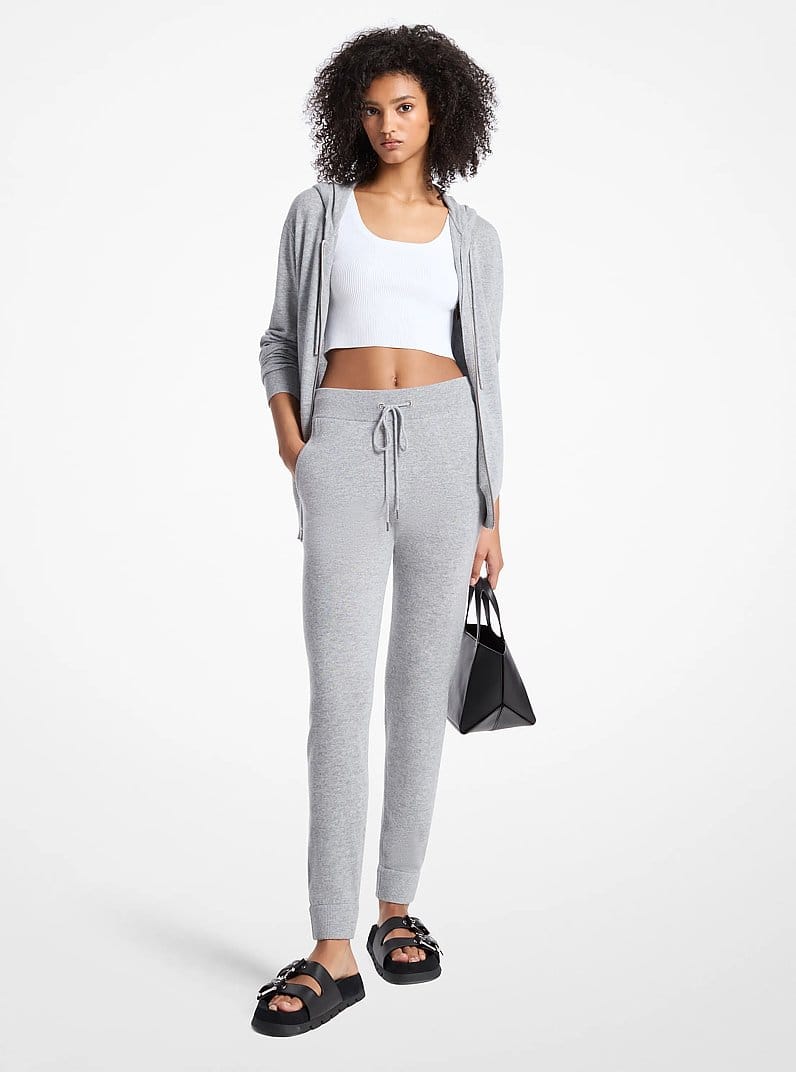 Wool and Cashmere Blend Joggers