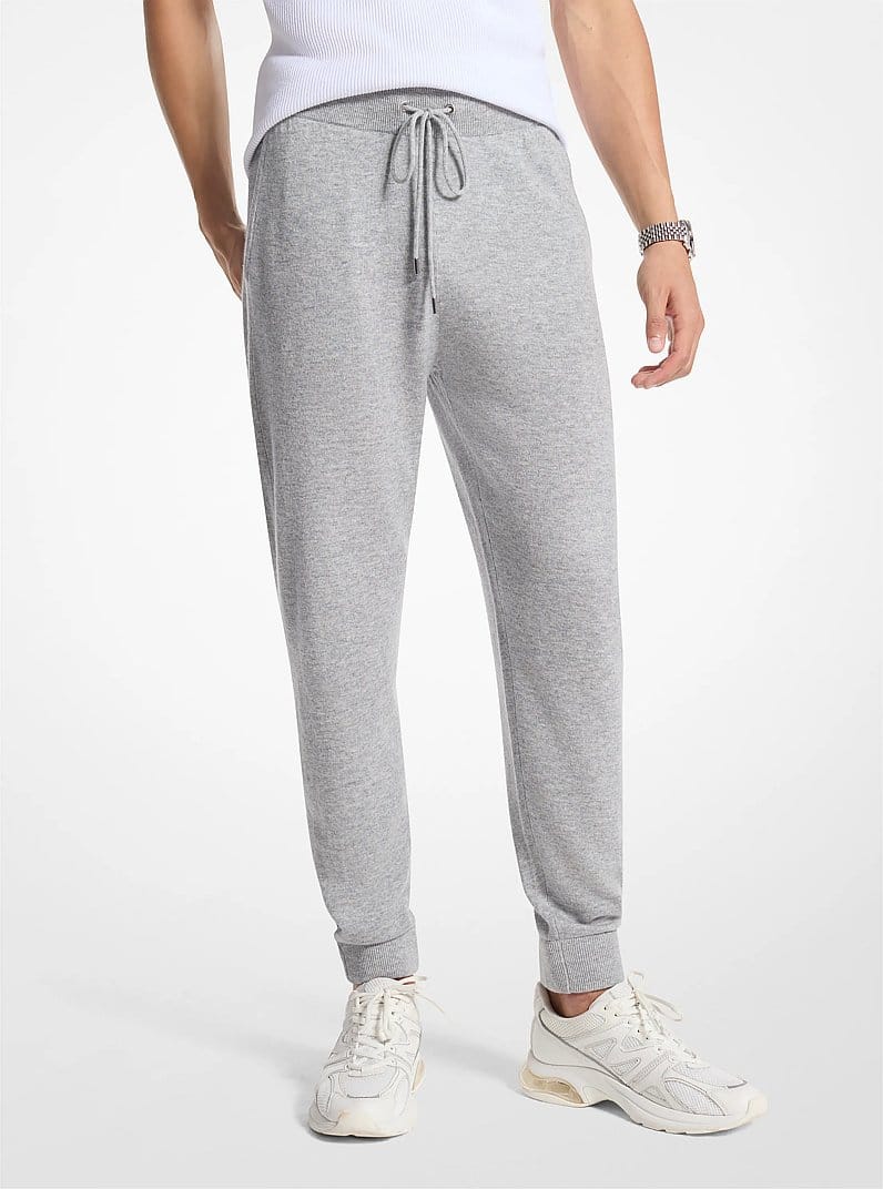 Wool and Cashmere Blend Joggers