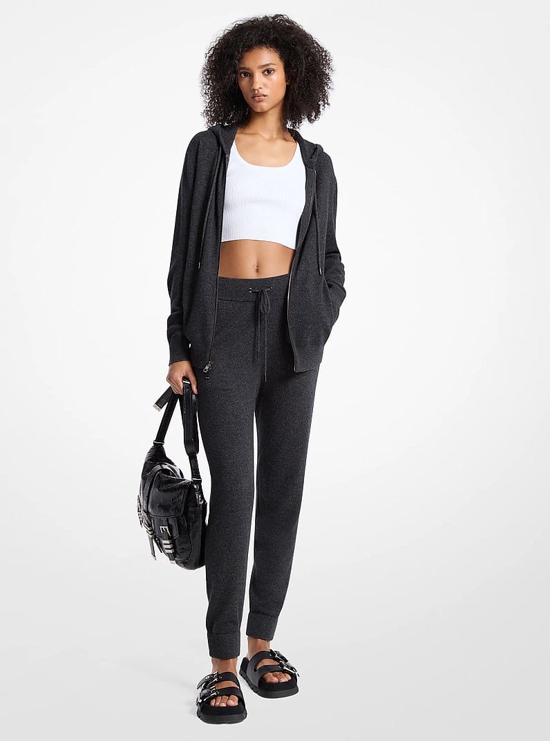 Wool and Cashmere Blend Joggers