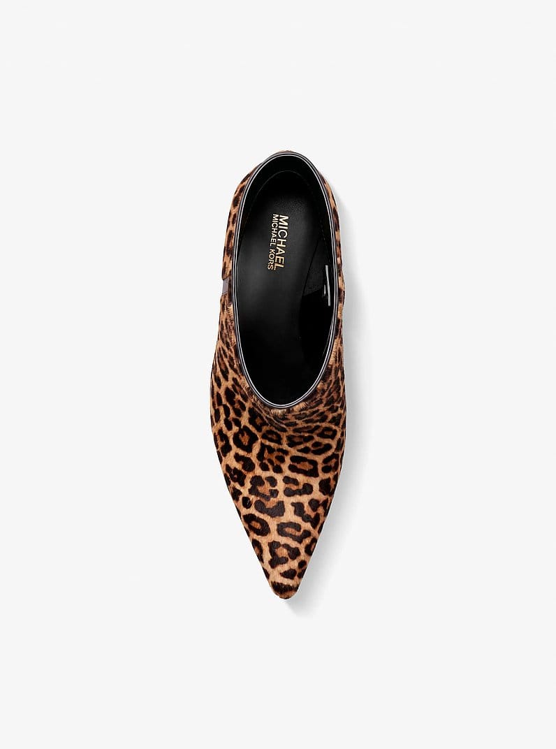 Nalia Leopard Print Calf Hair Boot