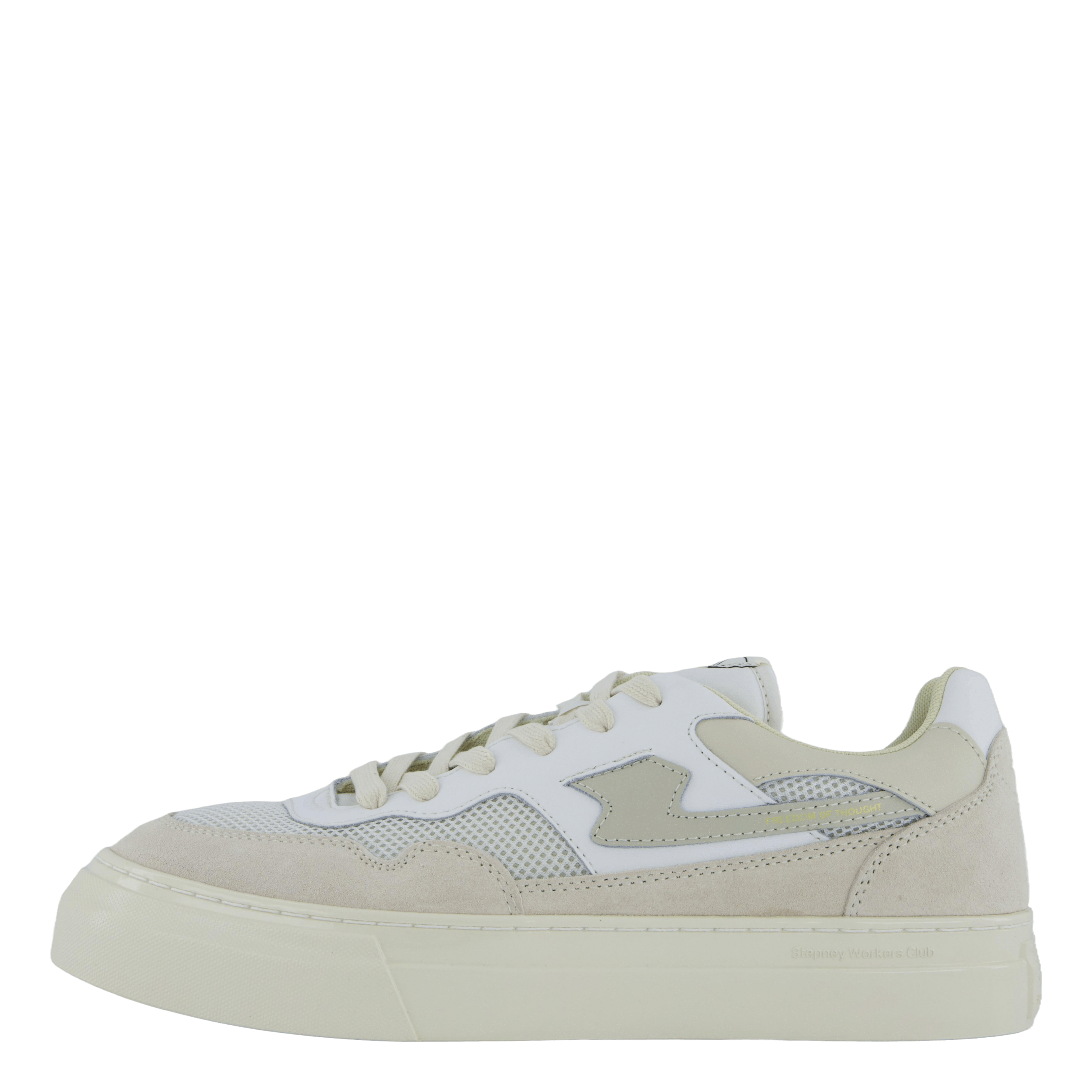 Stepney Workers Club Pearl S - strike Suede Mix Ecru Putty