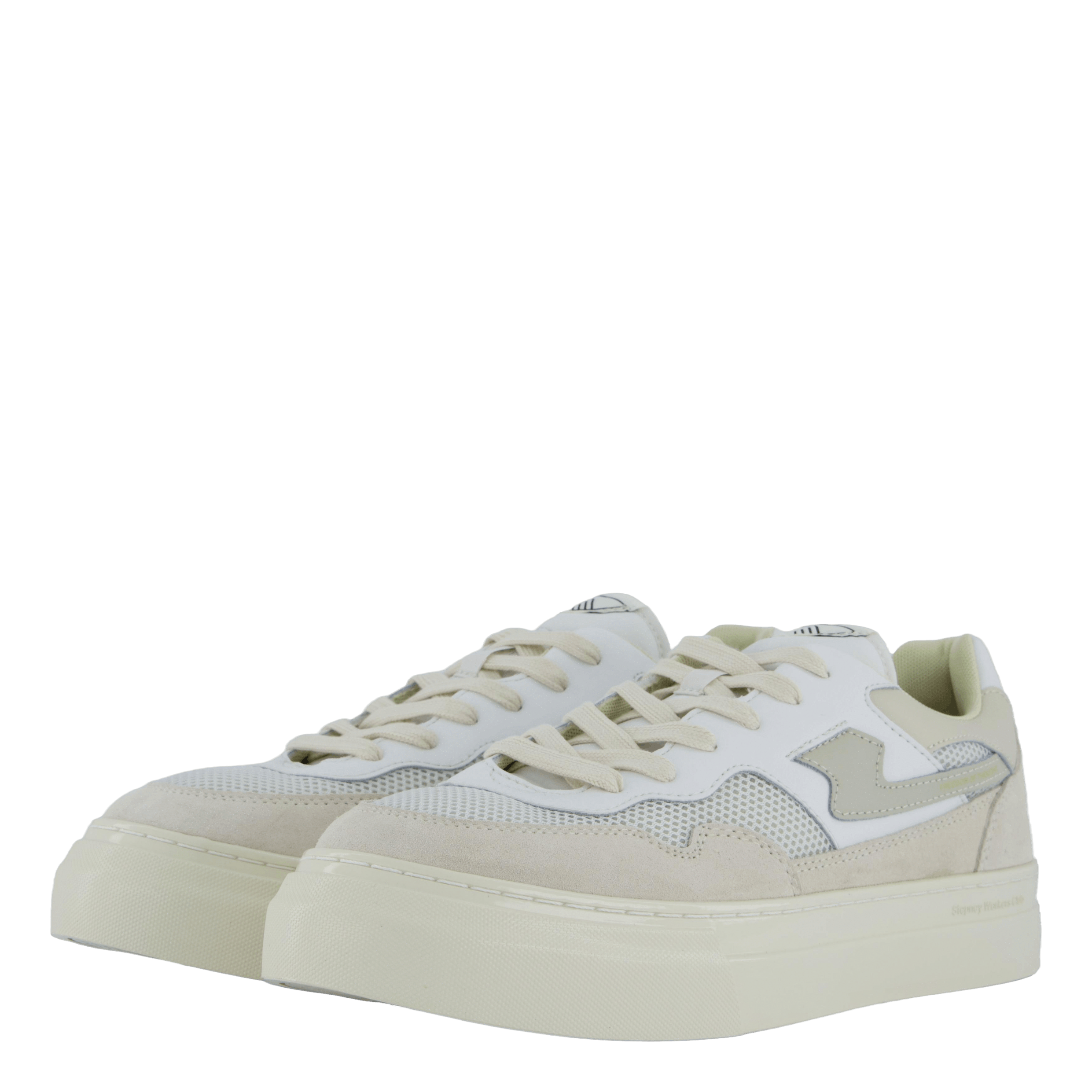 Stepney Workers Club Pearl S - strike Suede Mix Ecru Putty