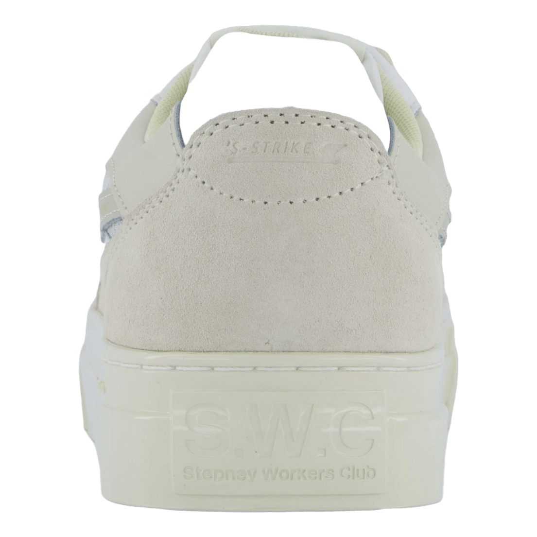 Stepney Workers Club Pearl S - strike Suede Mix Ecru Putty