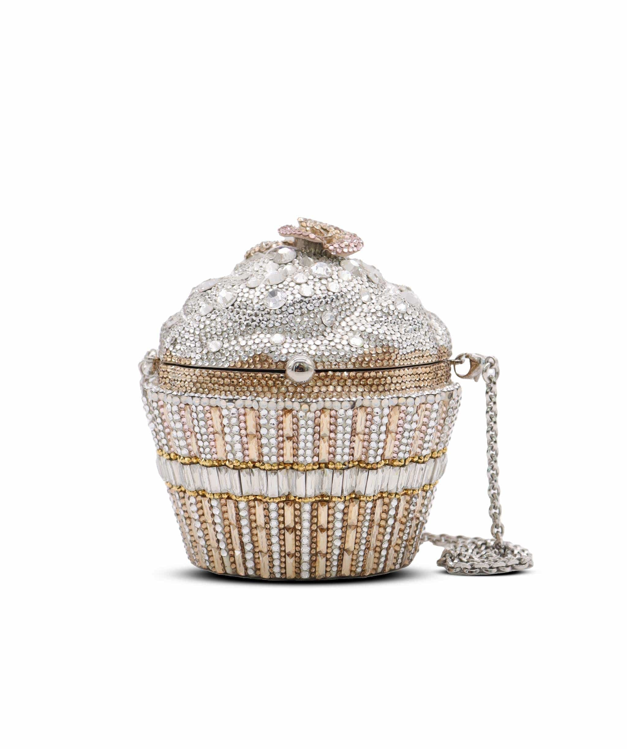Juduth Leiber JUDITH LEIBER LIMITED EDITION MINAUDIERE CUPCAKE CLUTH ASC7290