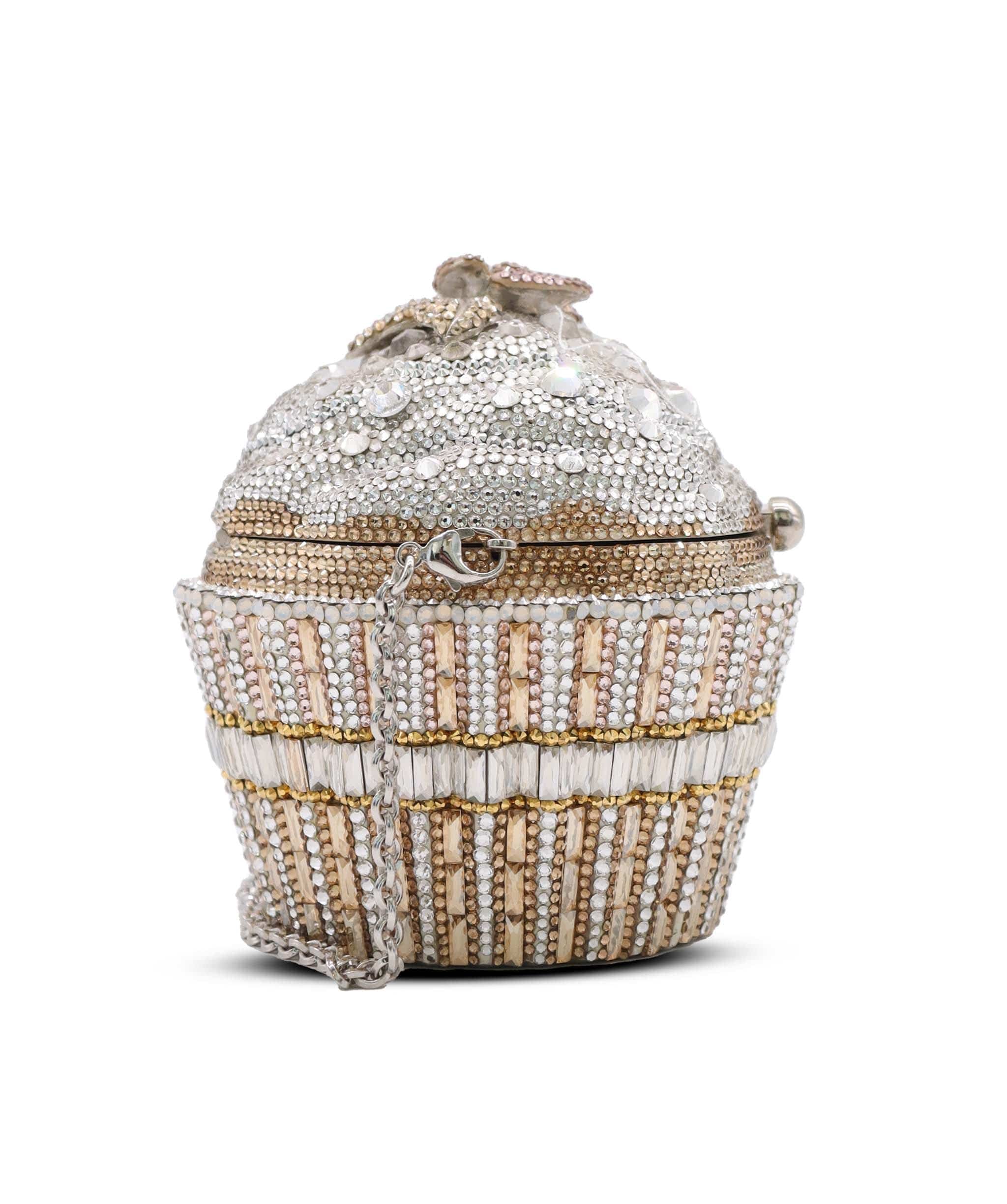 Juduth Leiber JUDITH LEIBER LIMITED EDITION MINAUDIERE CUPCAKE CLUTH ASC7290