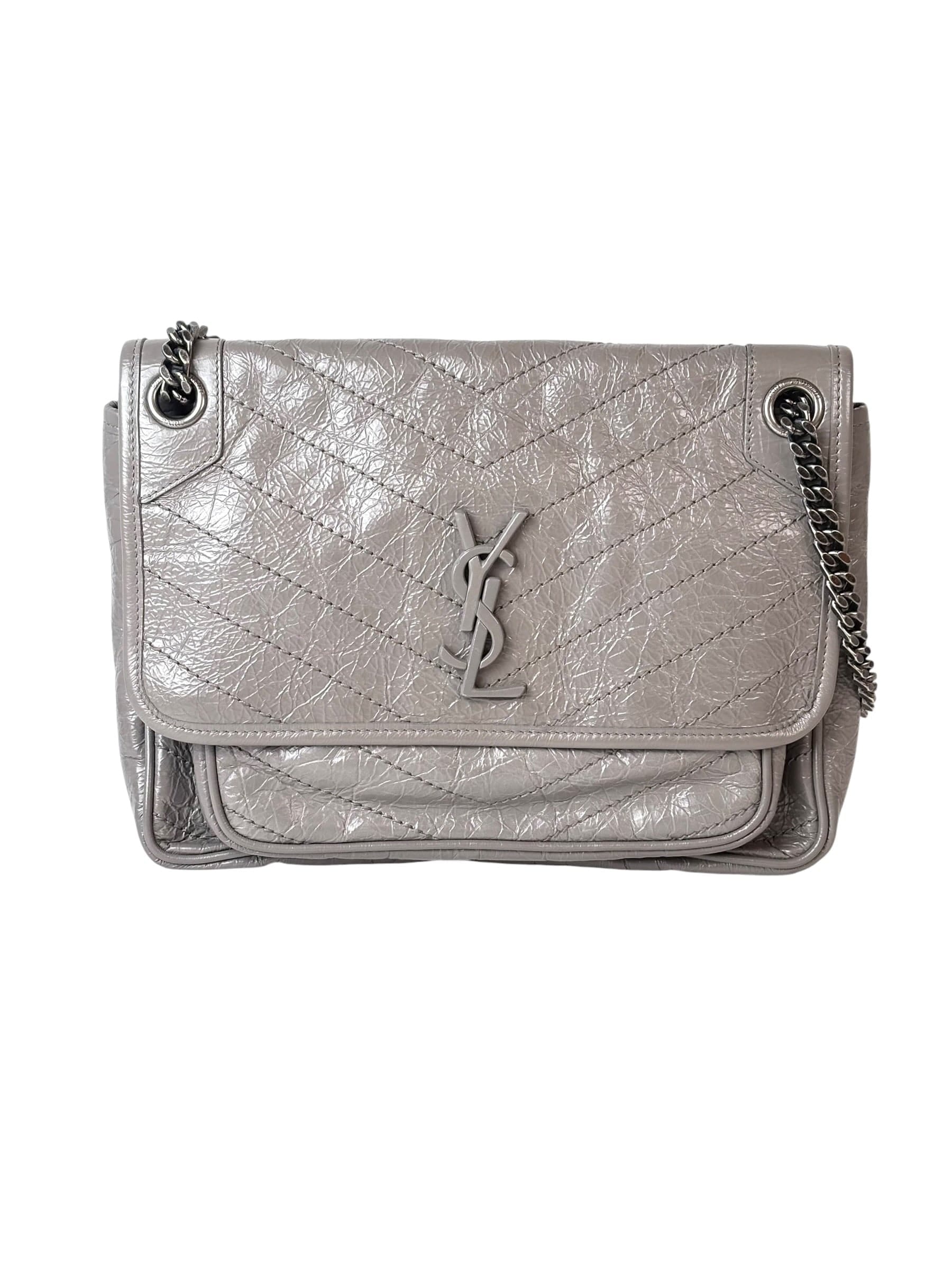 YSL Medium Niki Grey Bag