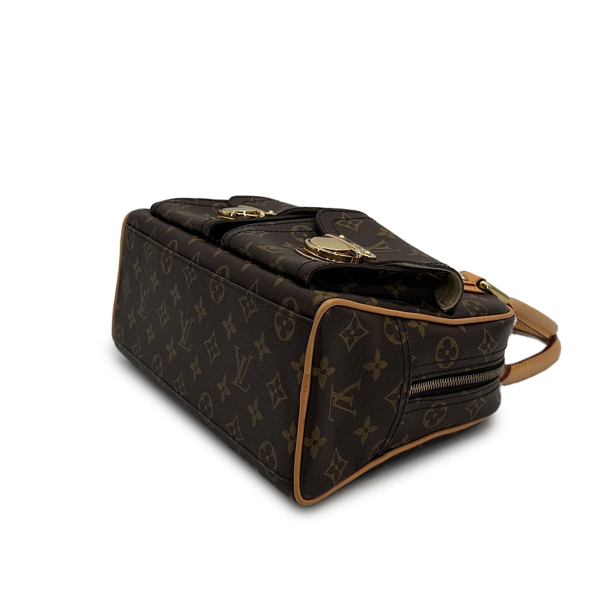 Luxury Promise Japan LOUIS VUITTON MONOGRAM MANHATTAN PM HAND BAG BROWN M40026 90325327