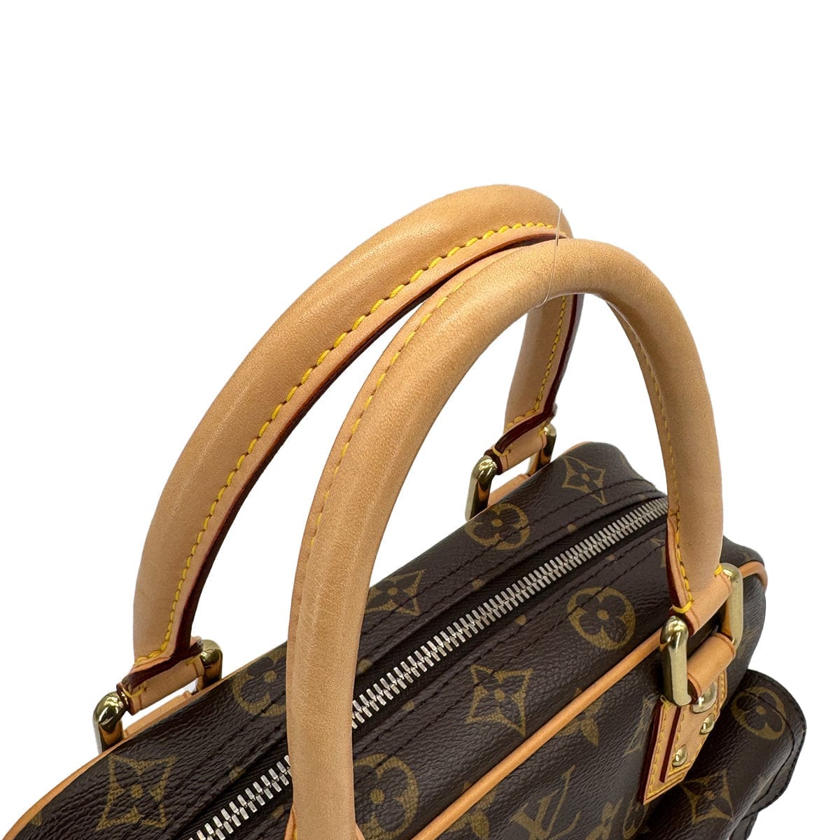Luxury Promise Japan LOUIS VUITTON MONOGRAM MANHATTAN PM HAND BAG BROWN M40026 90325327