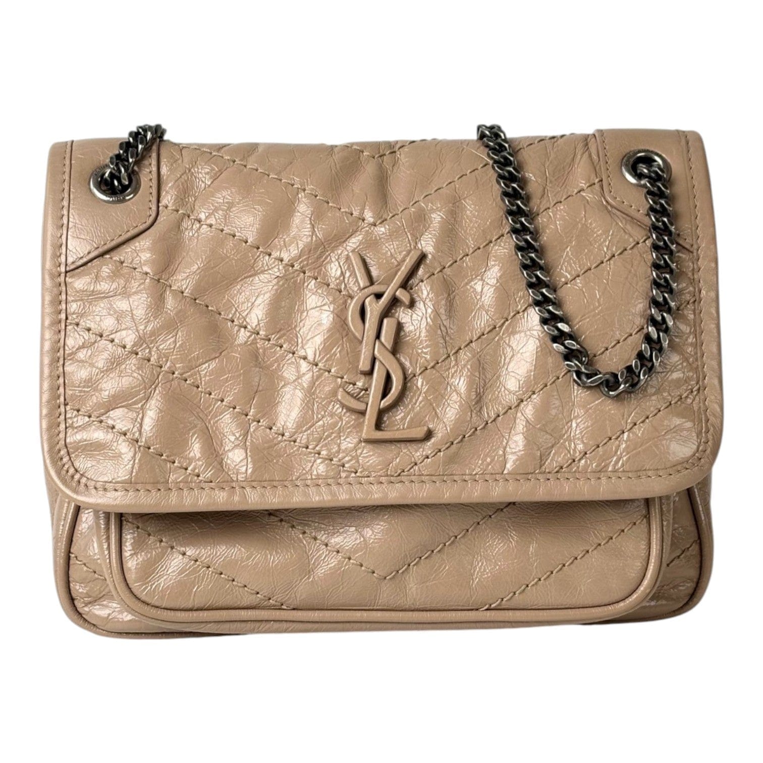 YSL Niki Baby Bag in Beige
