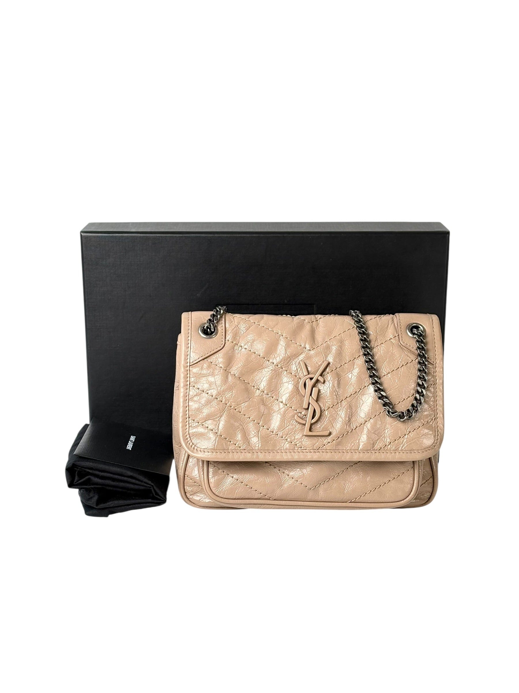 YSL Small Niki in Beige