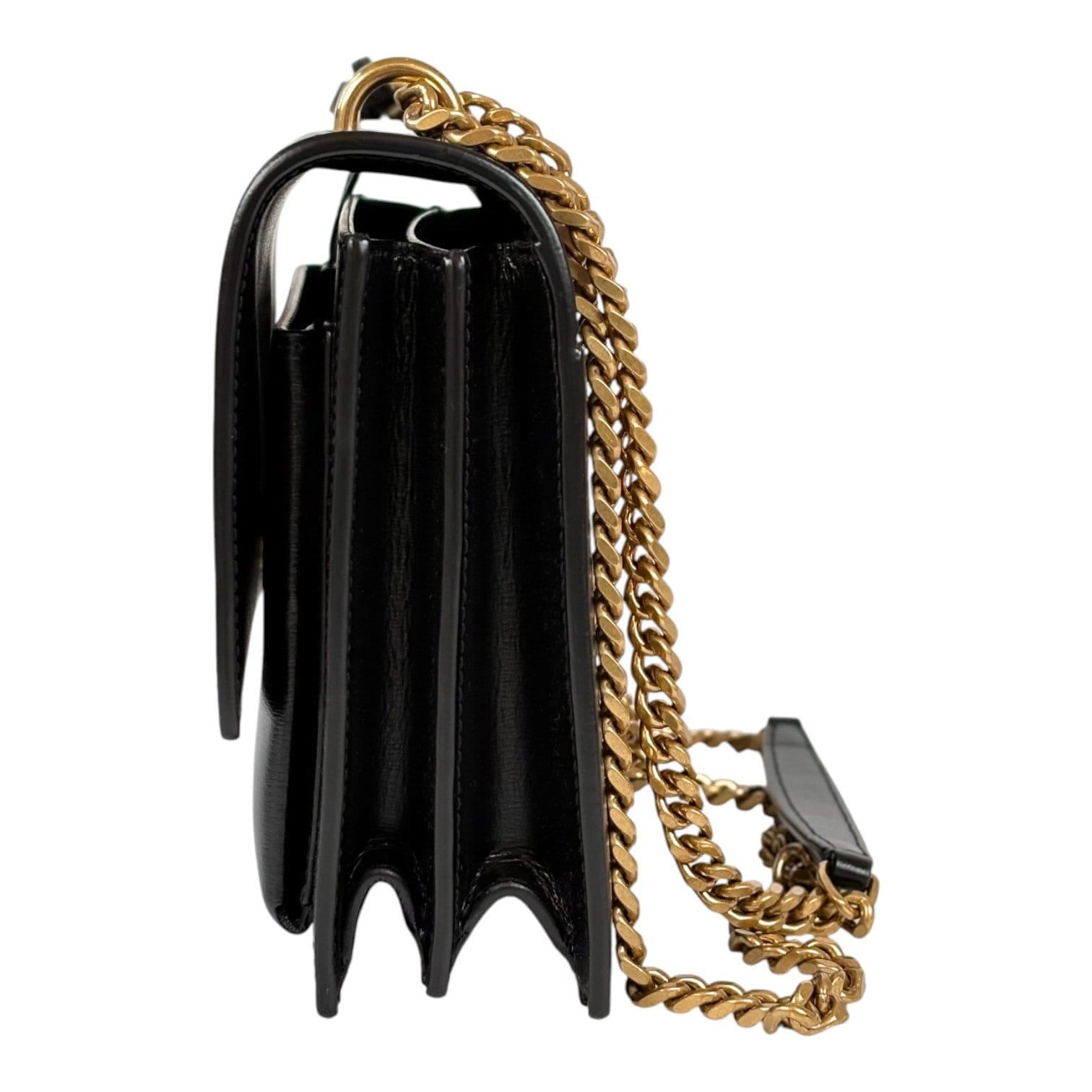 YSL Sunset Medium Black Bag