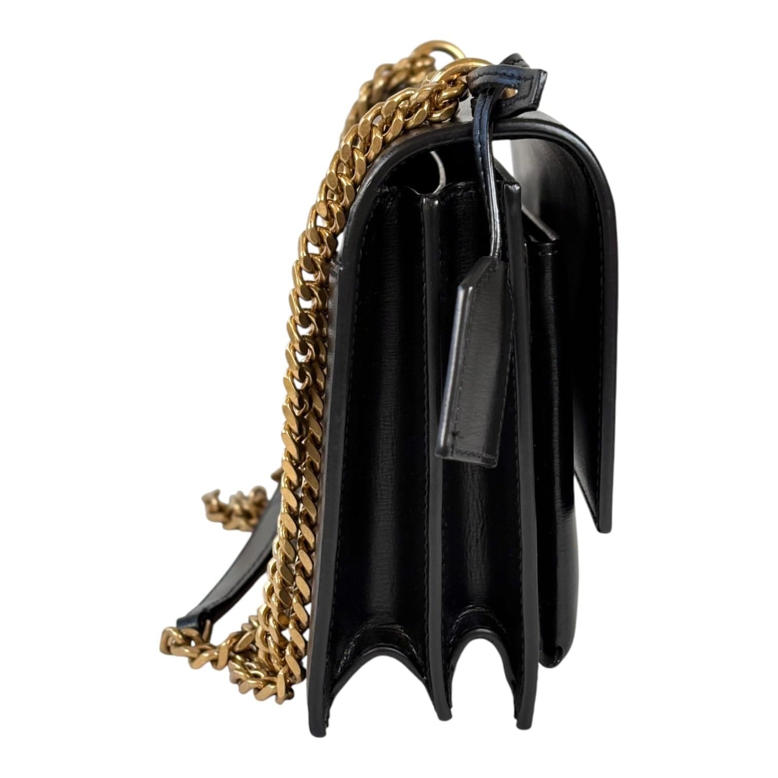 YSL Sunset Medium Black Bag