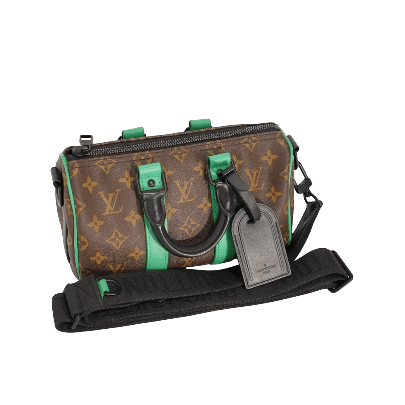 True To Sole Louis Vuitton Keepall Bandoulière 25 Macassar Canvas