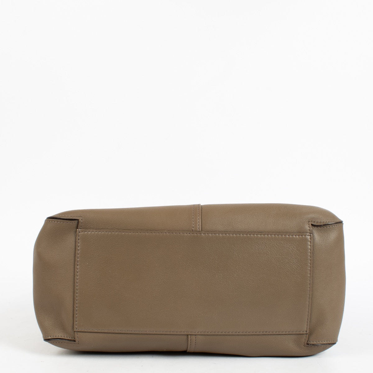 Delvaux Taupe Zele Calf So Cool MM Bag