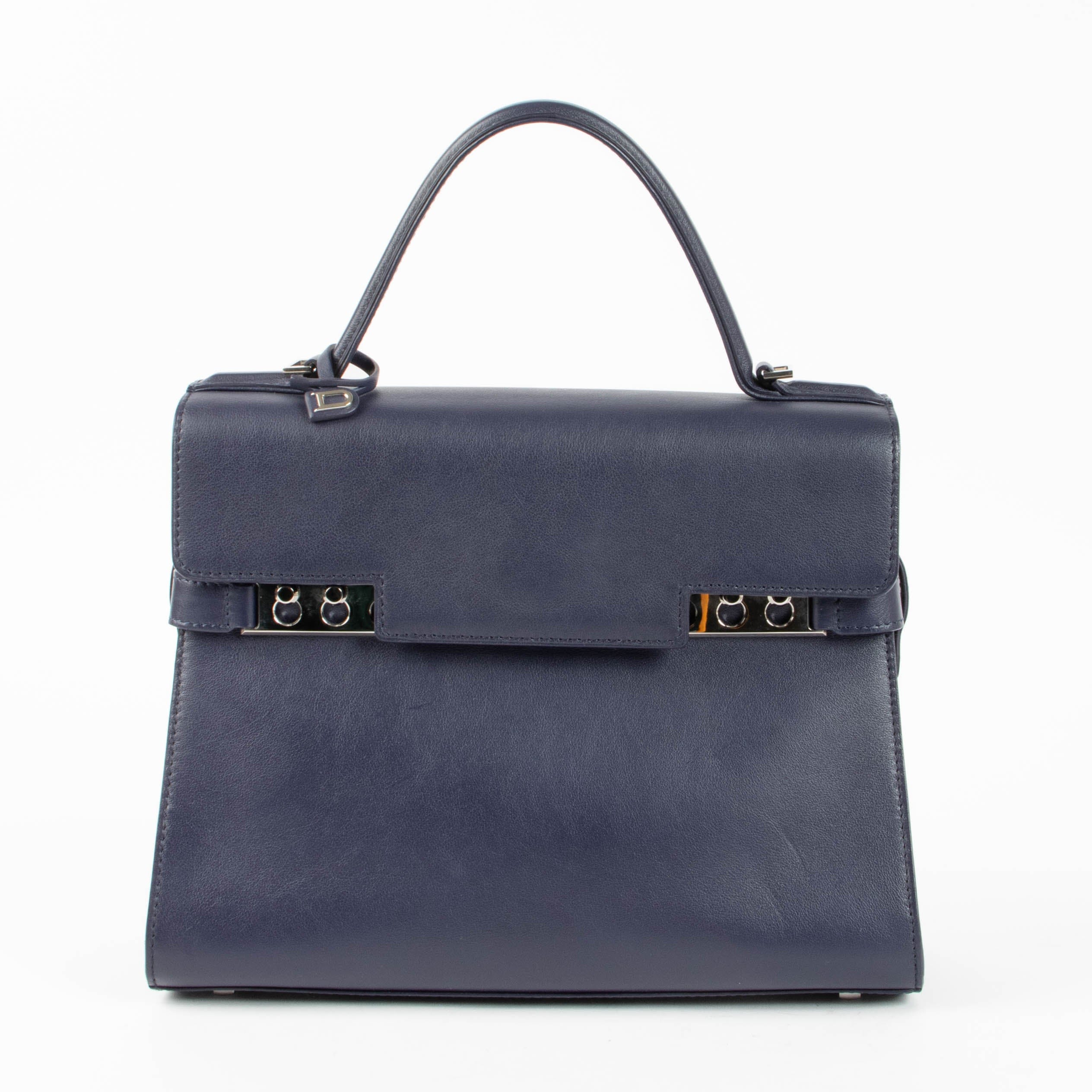 Delvaux Indigo Calf Souple Tempête MM