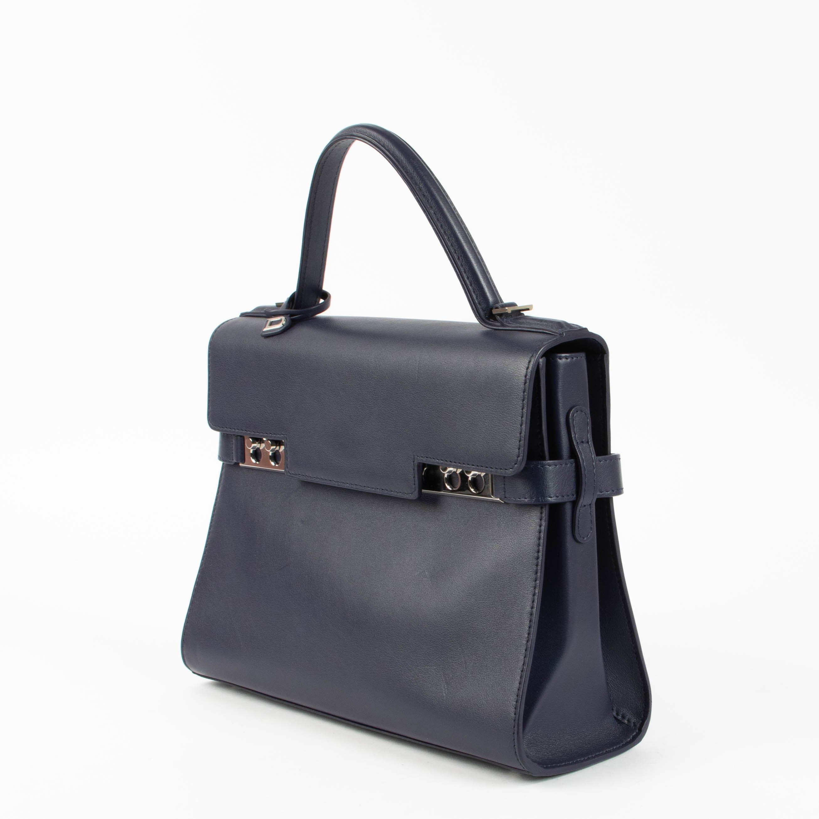 Delvaux Indigo Calf Souple Tempête MM