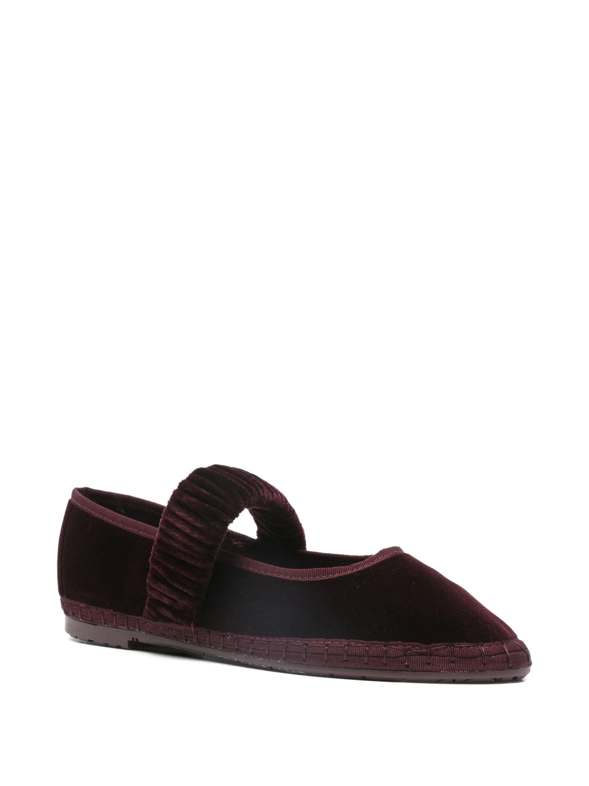 Flabelus Mafalda ruched - strap ballet flats