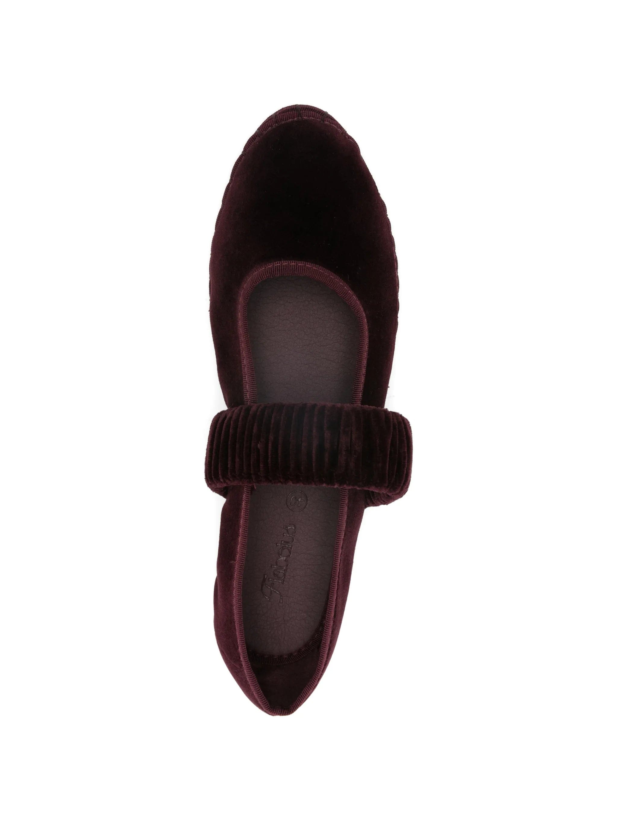 Flabelus Mafalda ruched - strap ballet flats