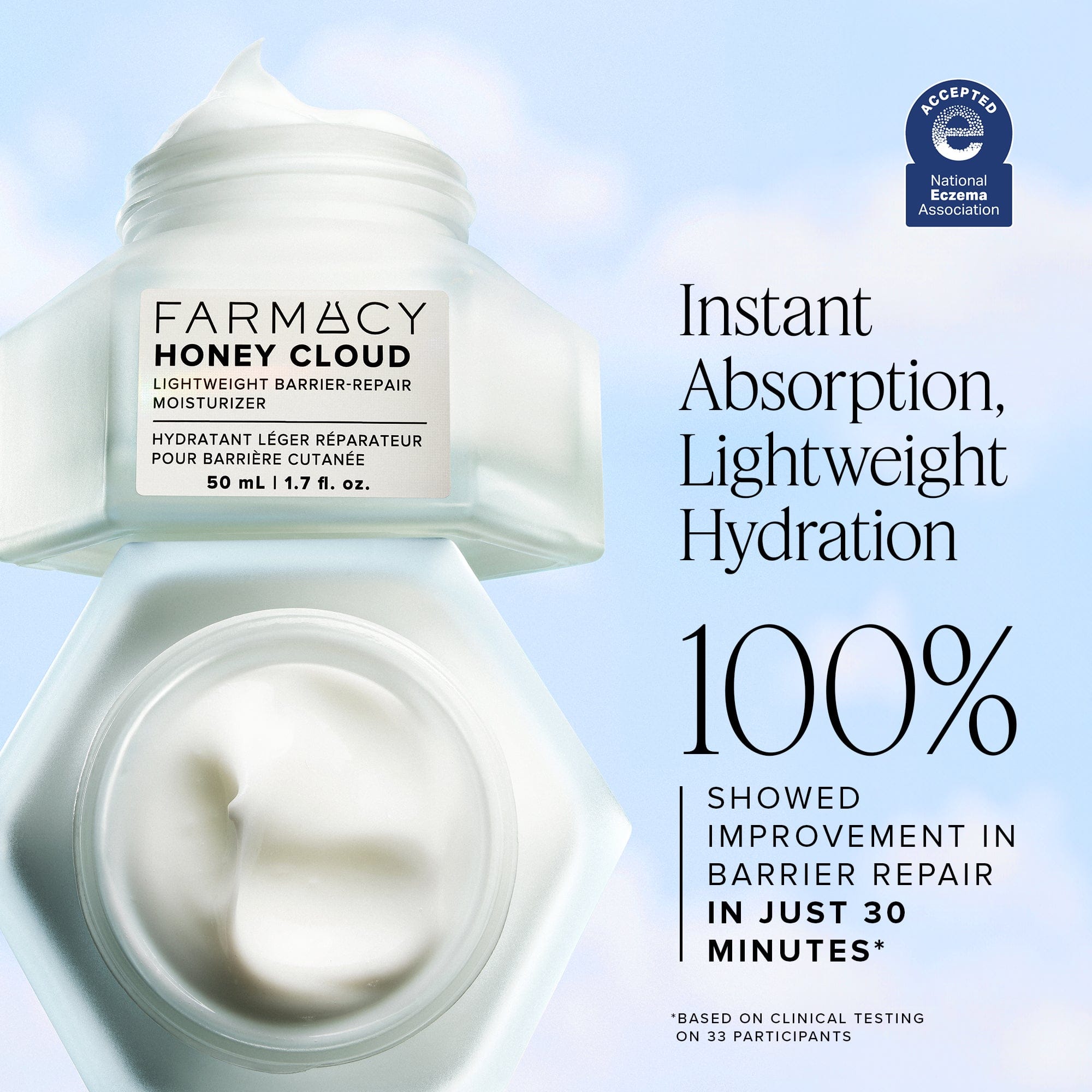 Farmacy Beauty Honey Cloud Lightweight Barrier Repair Moisturizer