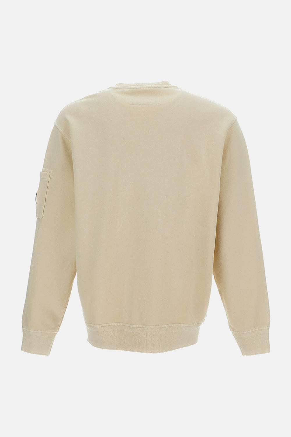 C.P. Company FELPA GIROCOLLO IN COTONE DIAGONAL FLEECE CON LENTE
