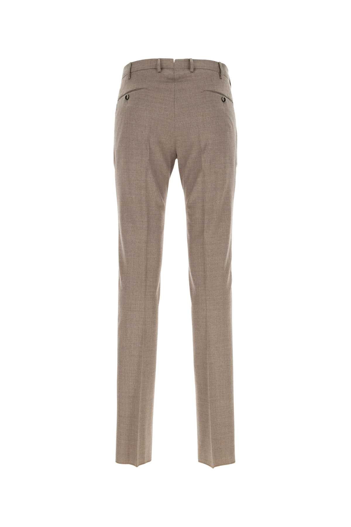 Pt Torino Stretch Virgin Wool Trousers — Gray