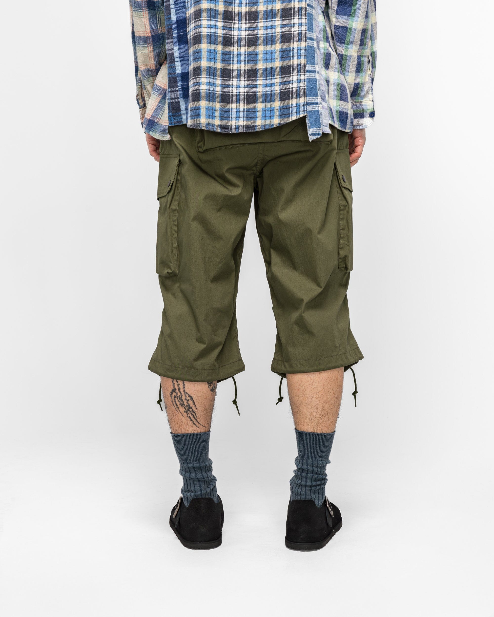 Needles Field Short - Olive C/N Oxford