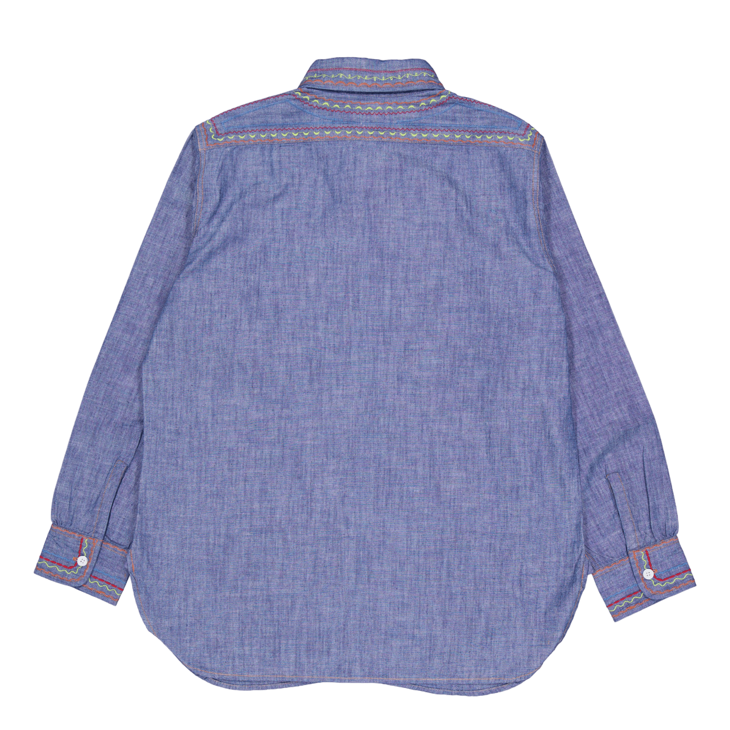 Needles Work Shirt - Cotton Ch Blue