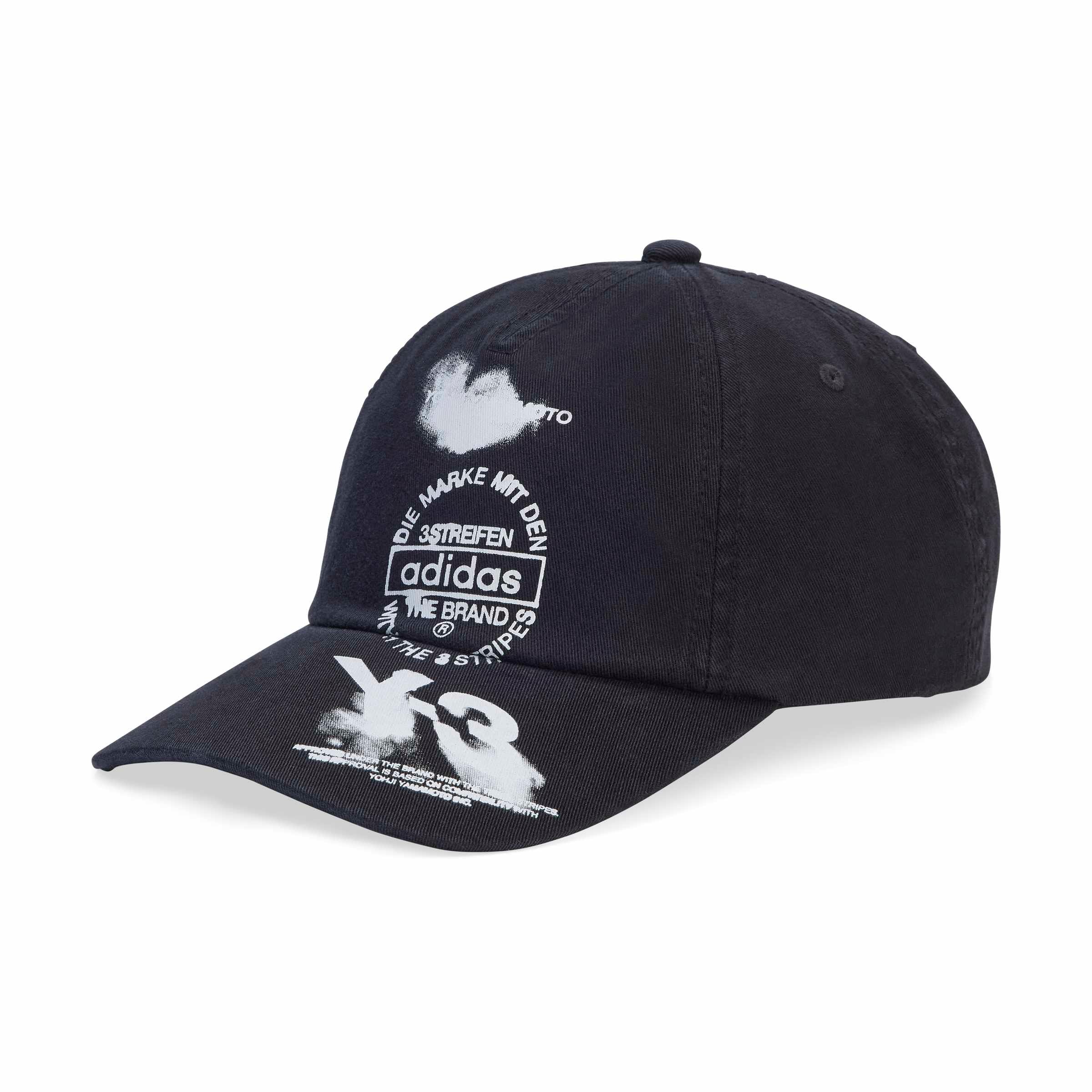Y-3 ADIDAS Y - 3 Graphic Cap Black