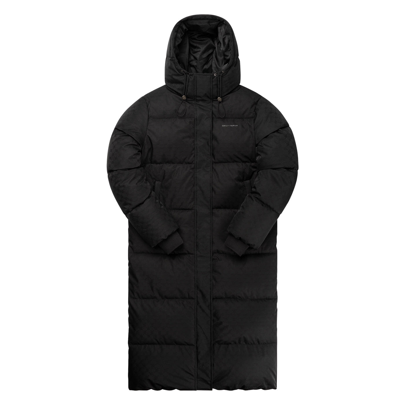 Monogram Black Monogram Long Puffer Jacket