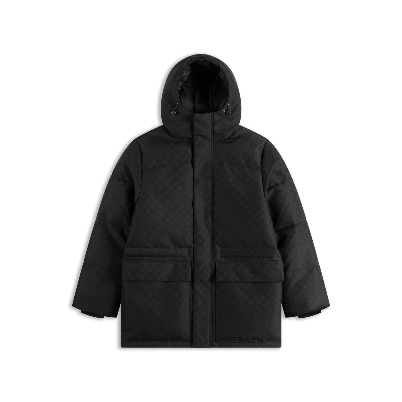 Monogram Black Oba Monogram Puffer