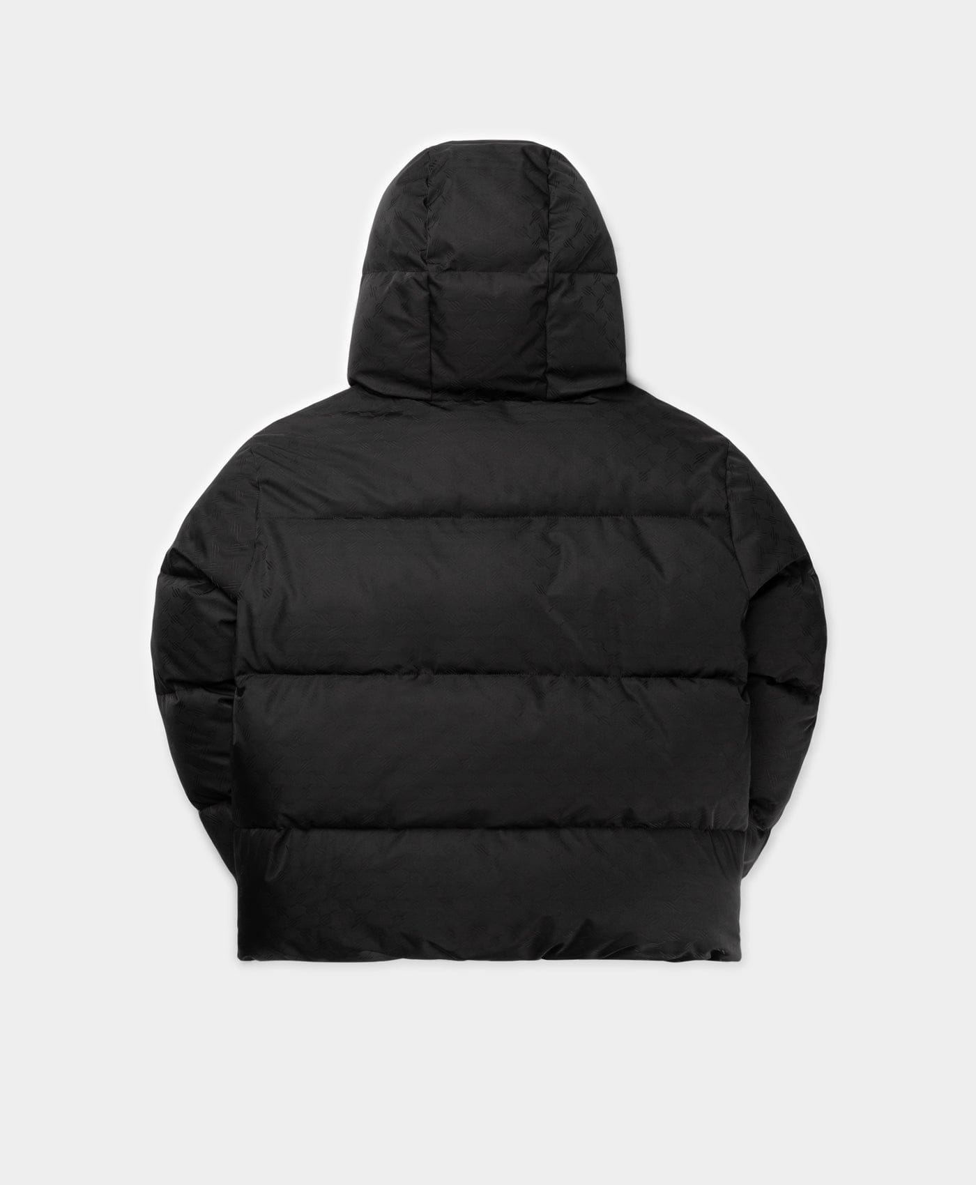 Daily Paper Worldwide Black Monogram Short Puffer Jacket