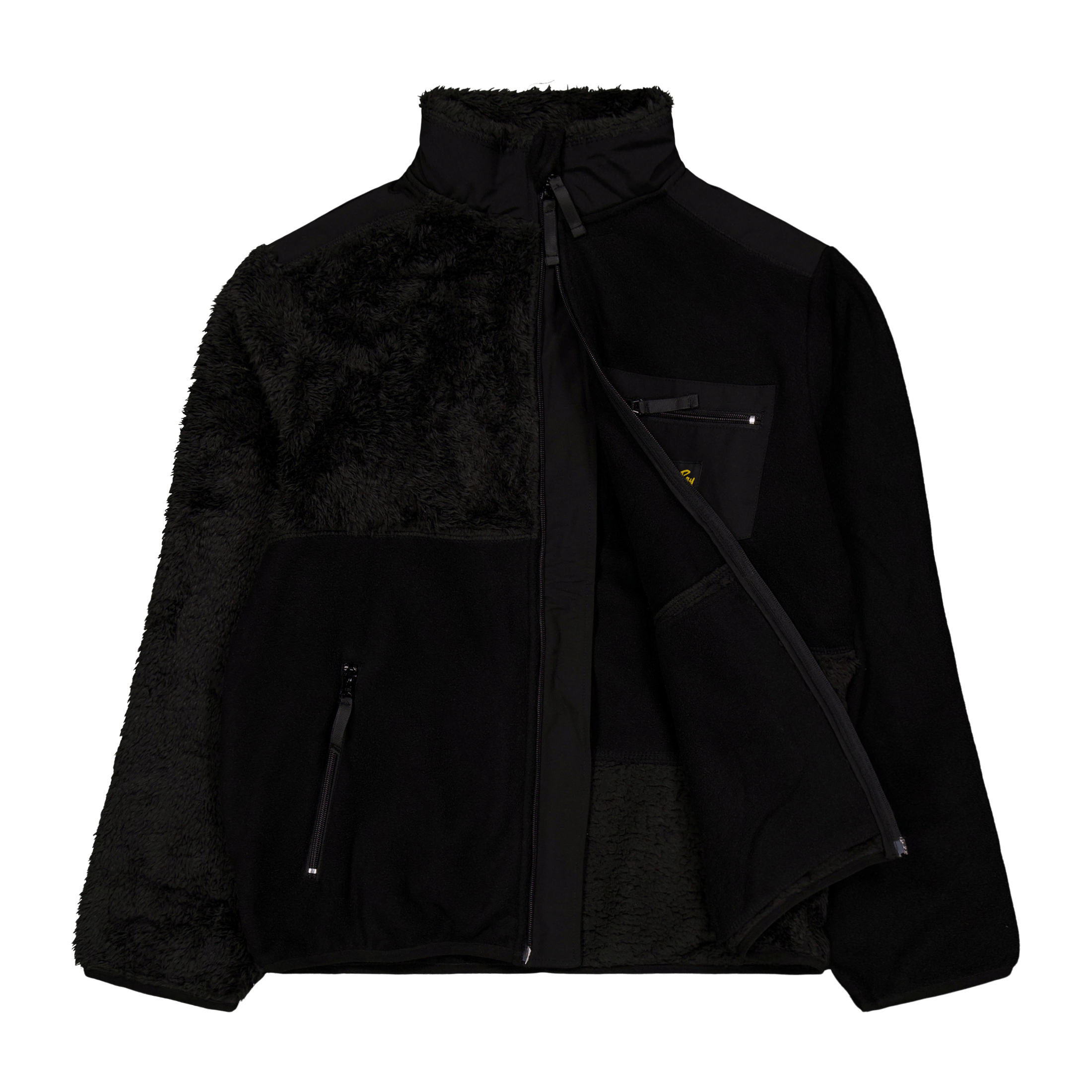 Stan Ray Patchwork Fleece Jacket Black