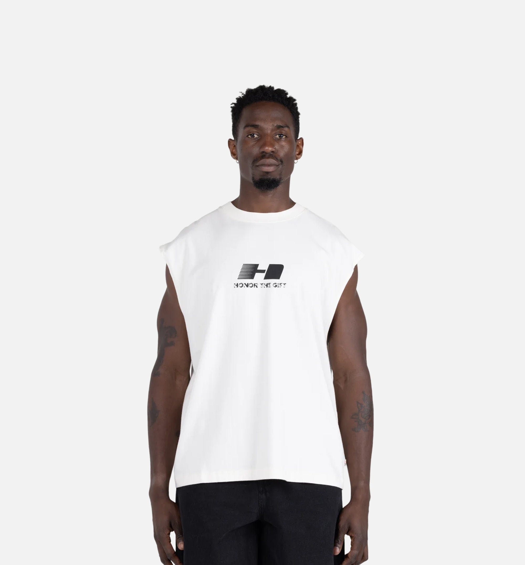 HONOR Frequency Mens Tank - White