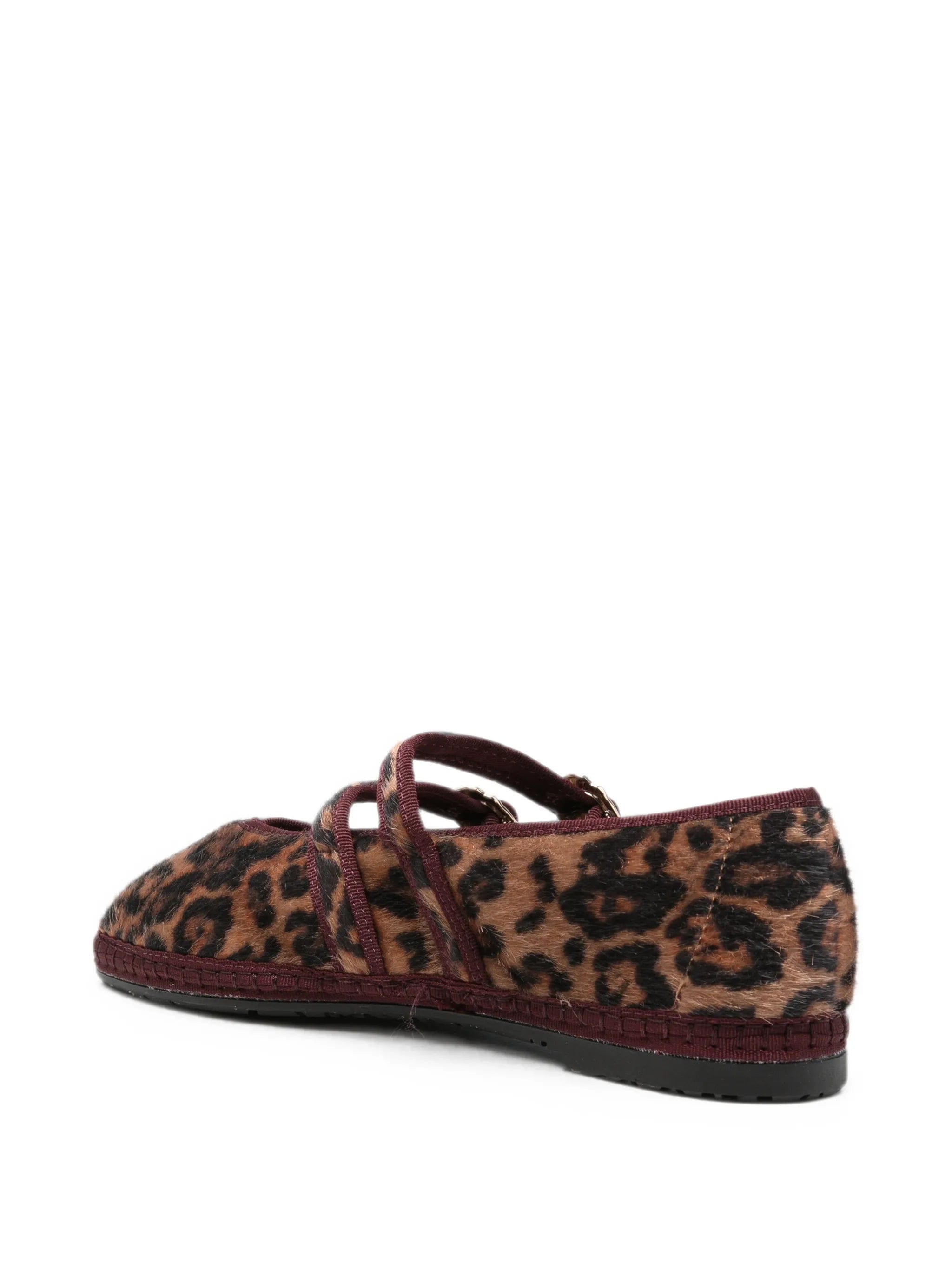 Flabelus Claire leopard - print ballet flats