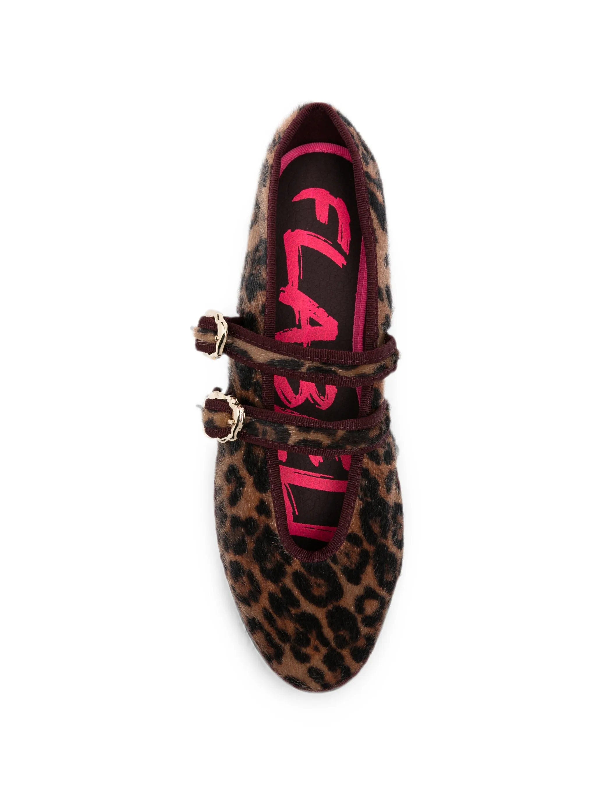 Flabelus Claire leopard - print ballet flats