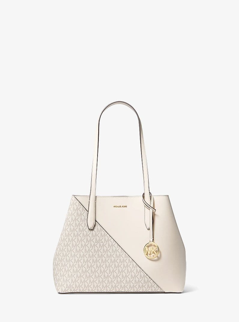 Avalon Medium Smooth and Signature Logo Tote Bag