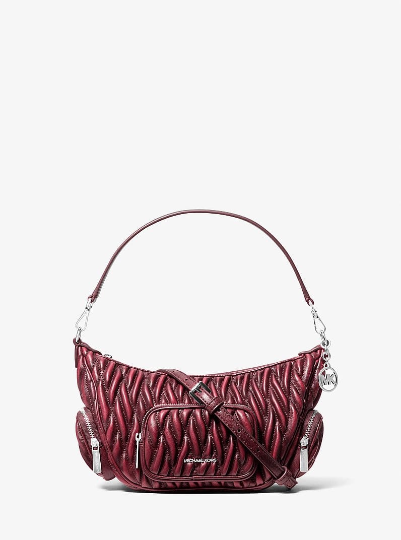 Merritt Small Matelassé Convertible Shoulder Bag