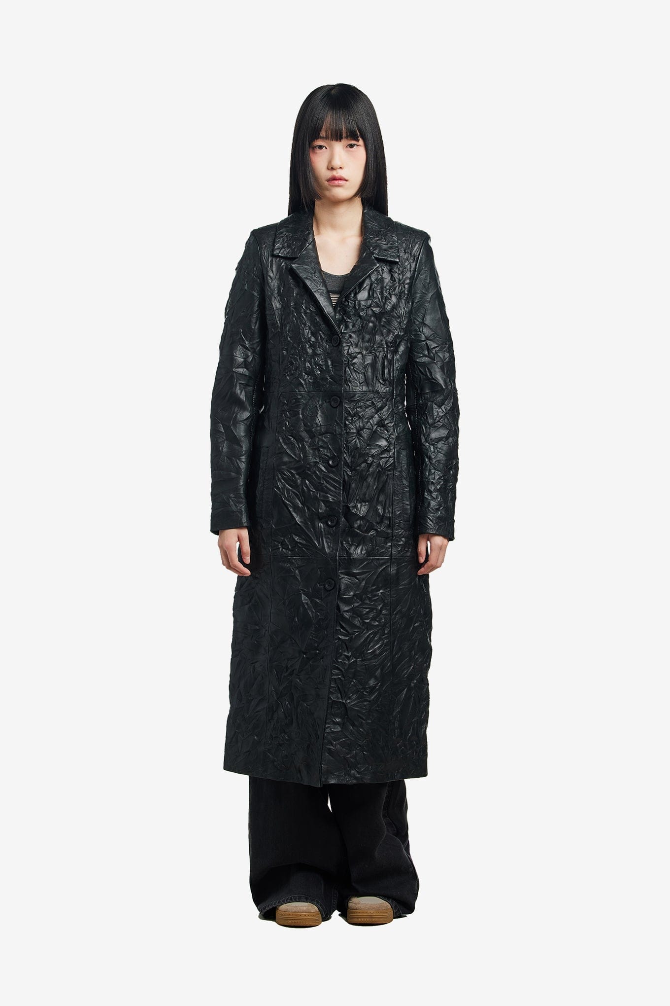 GUESS USA LEATHER COAT