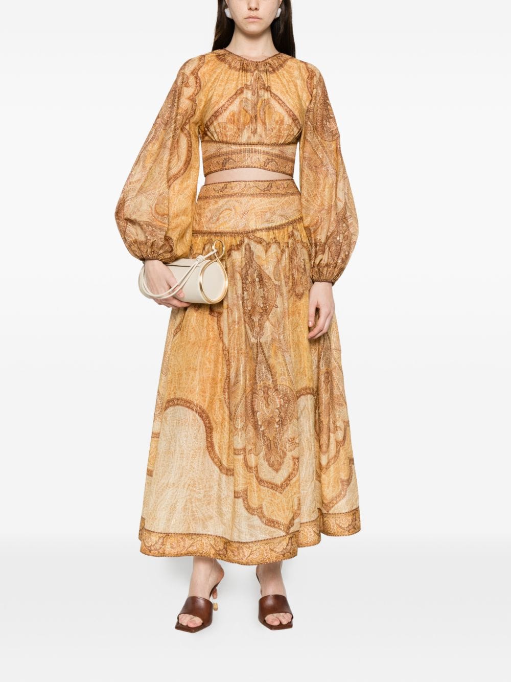 Zimmermann Wanderlust Blouse — Mustard
