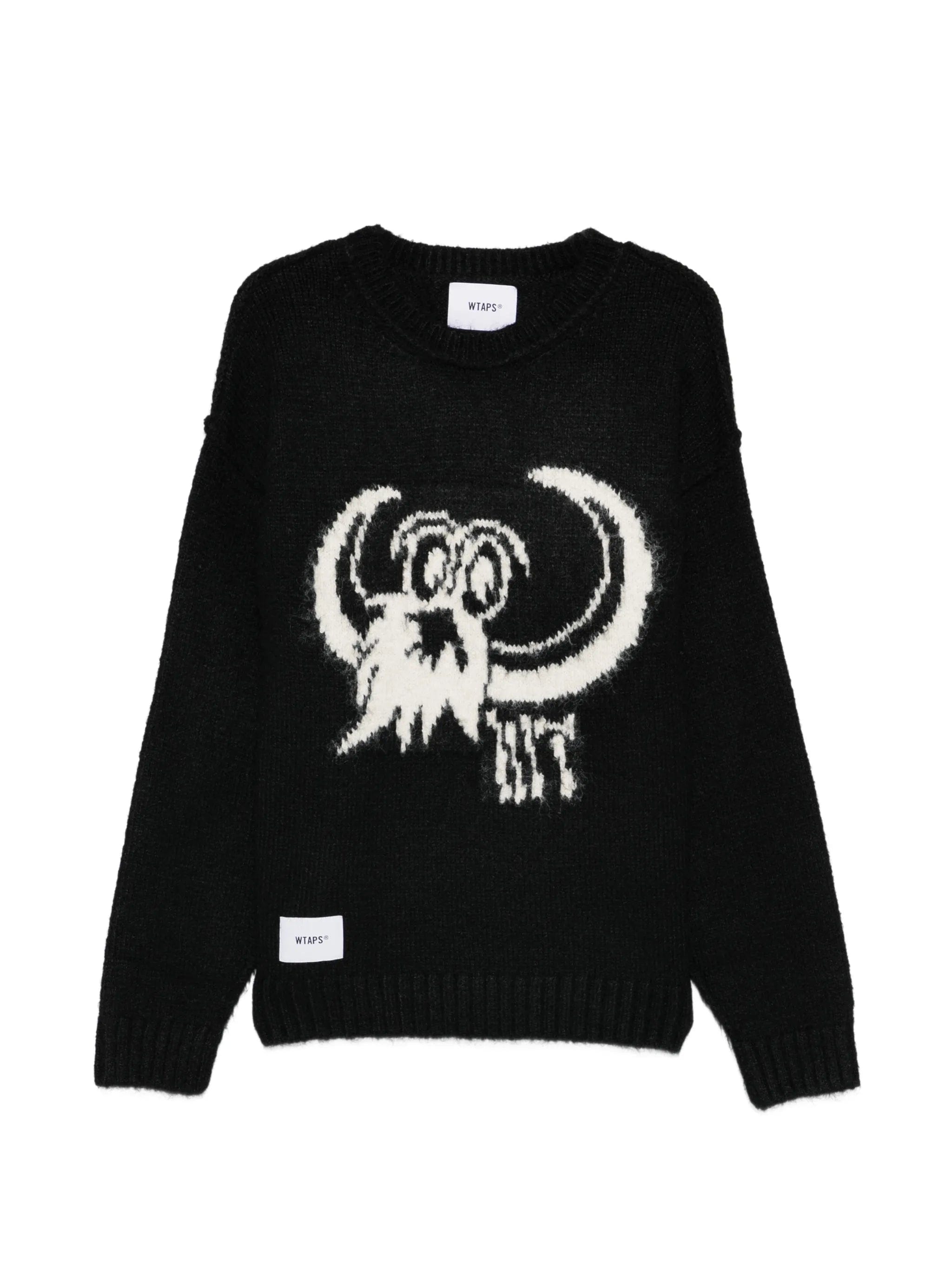WTAPS graphic crew - neck sweater