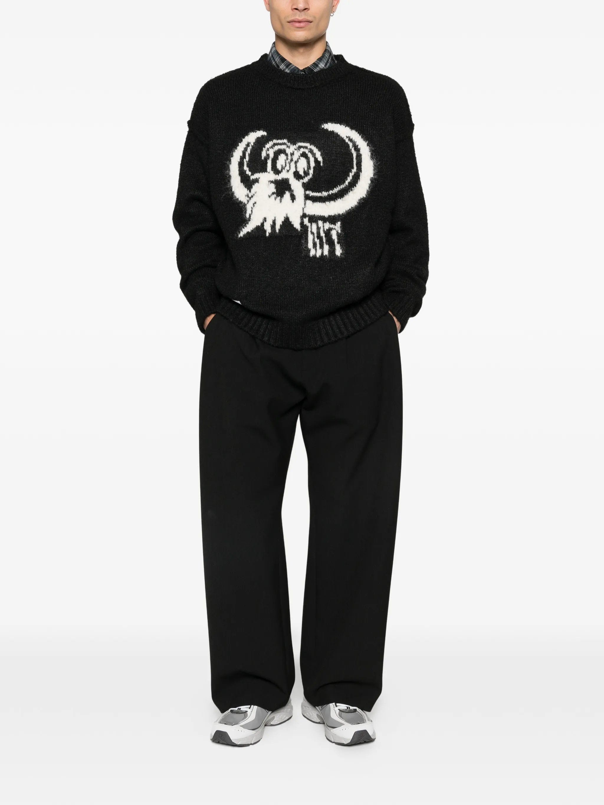 WTAPS graphic crew - neck sweater