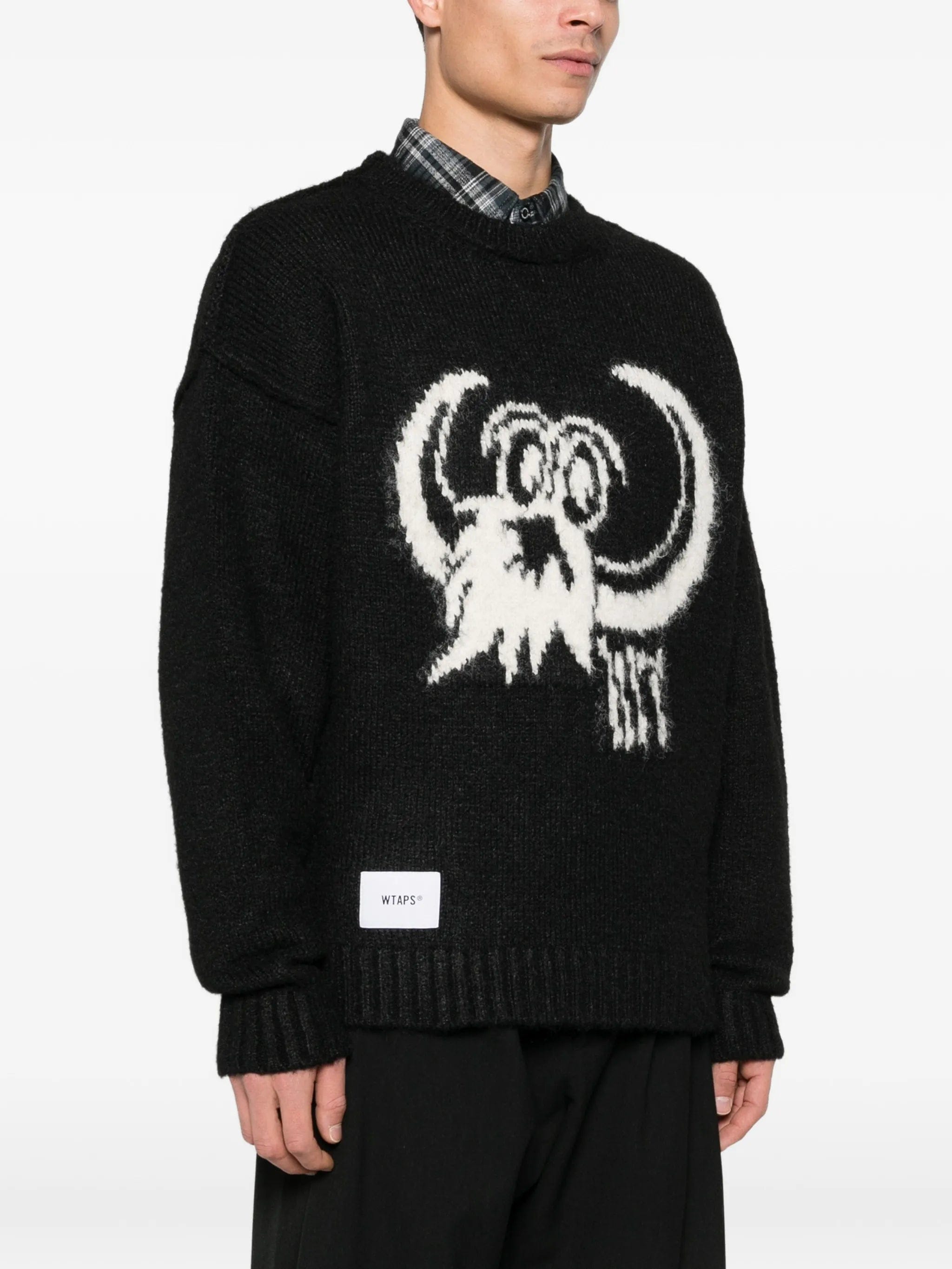 WTAPS graphic crew - neck sweater