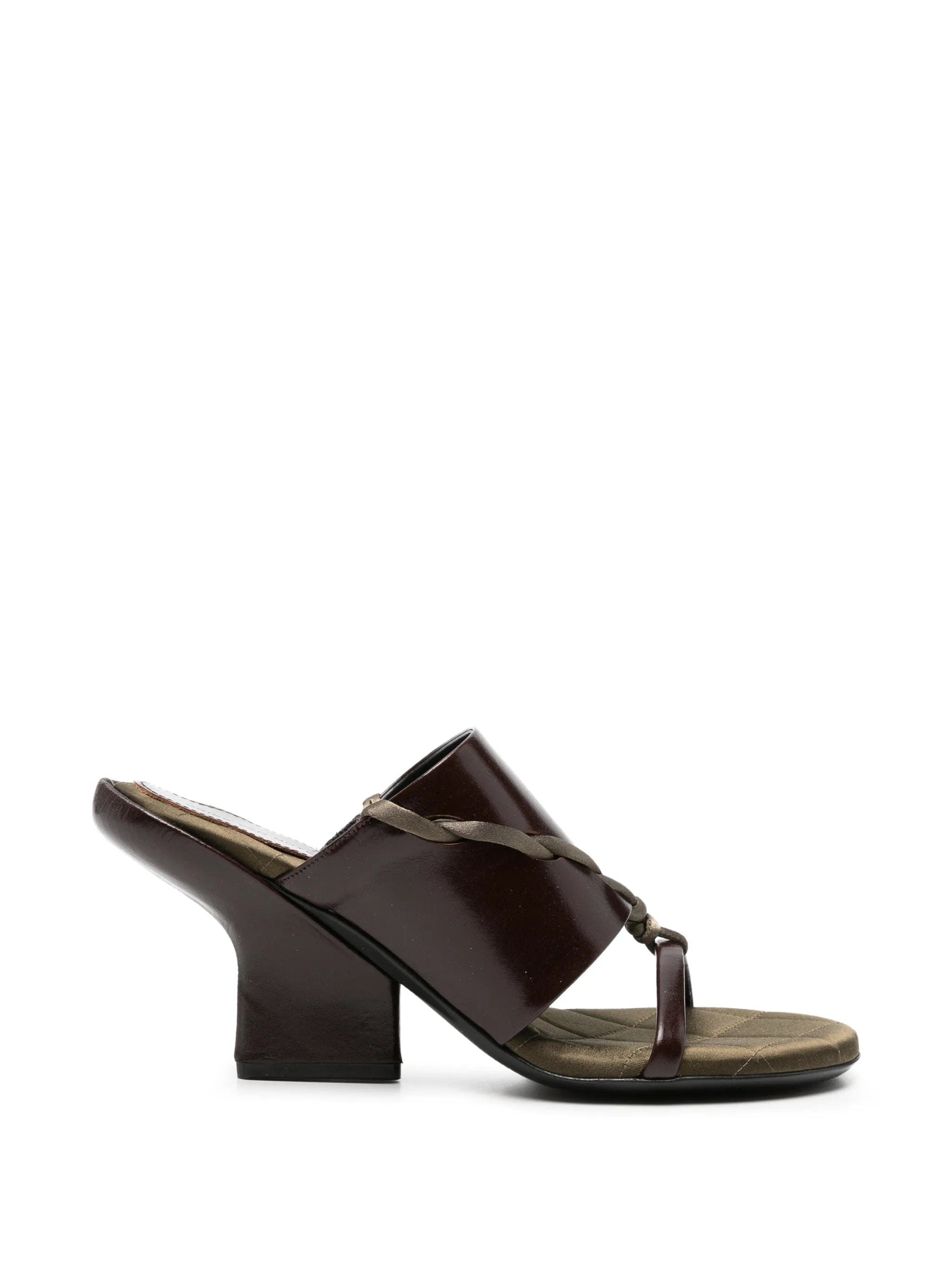 Dries Van Noten braided - strap leather sandals