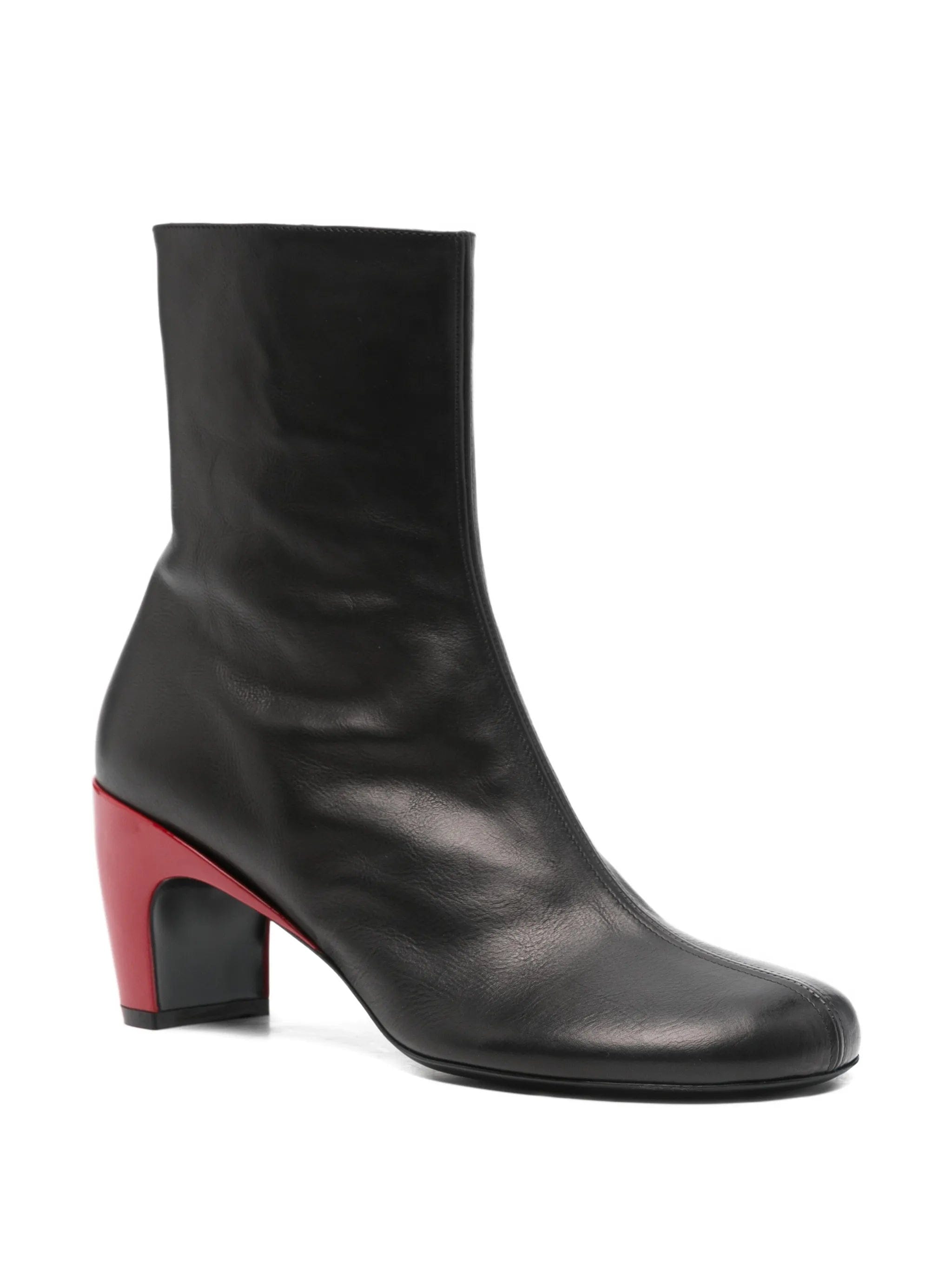 Dries Van Noten leather ankle boots