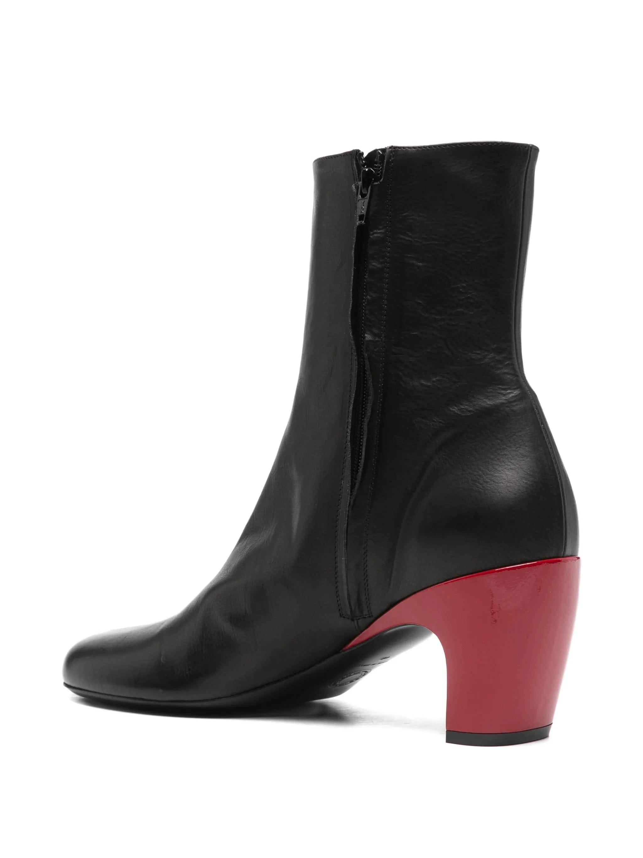 Dries Van Noten leather ankle boots