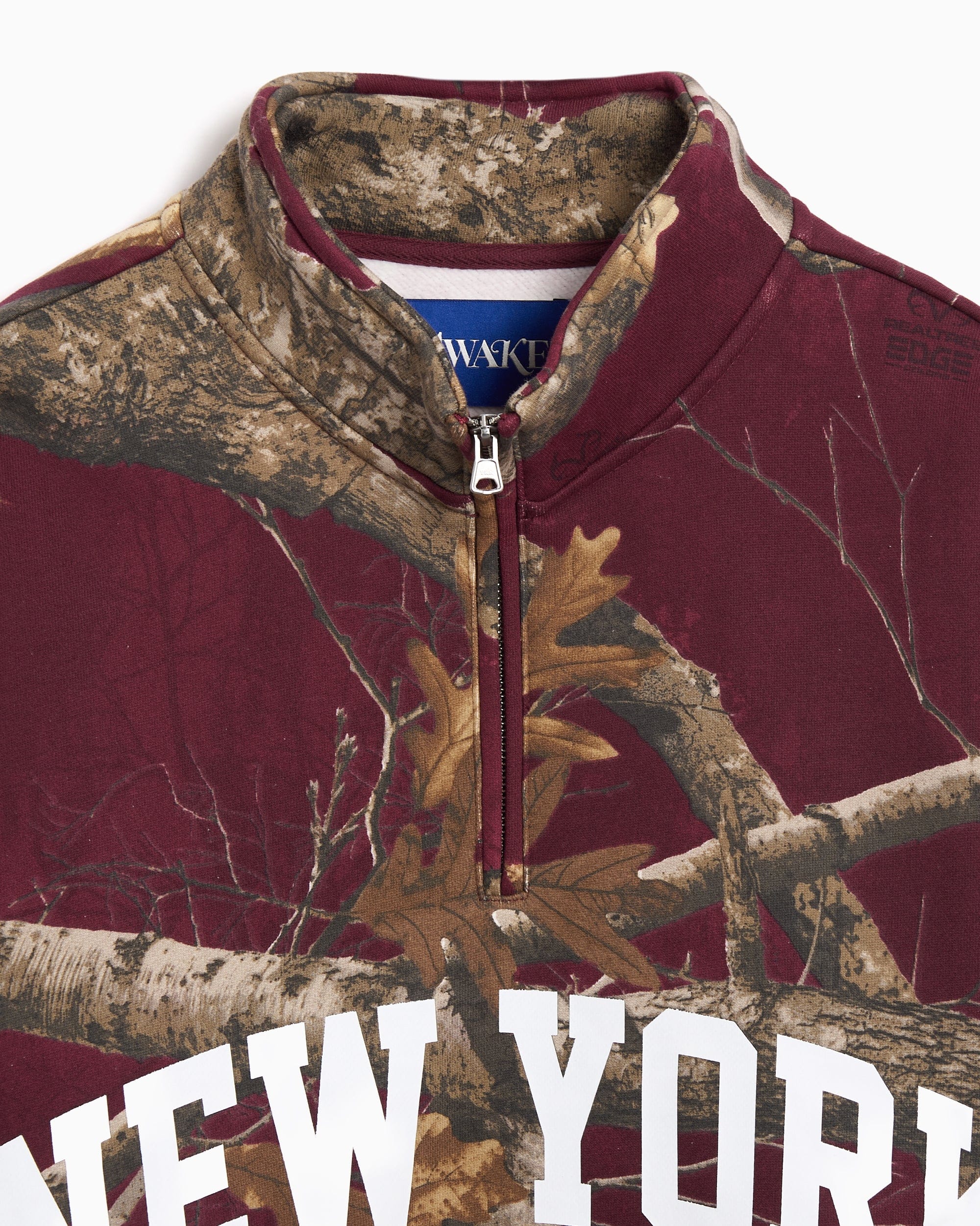 Awake NY Sudadera Half Zip con gráfico Awake NY Arch para hombre