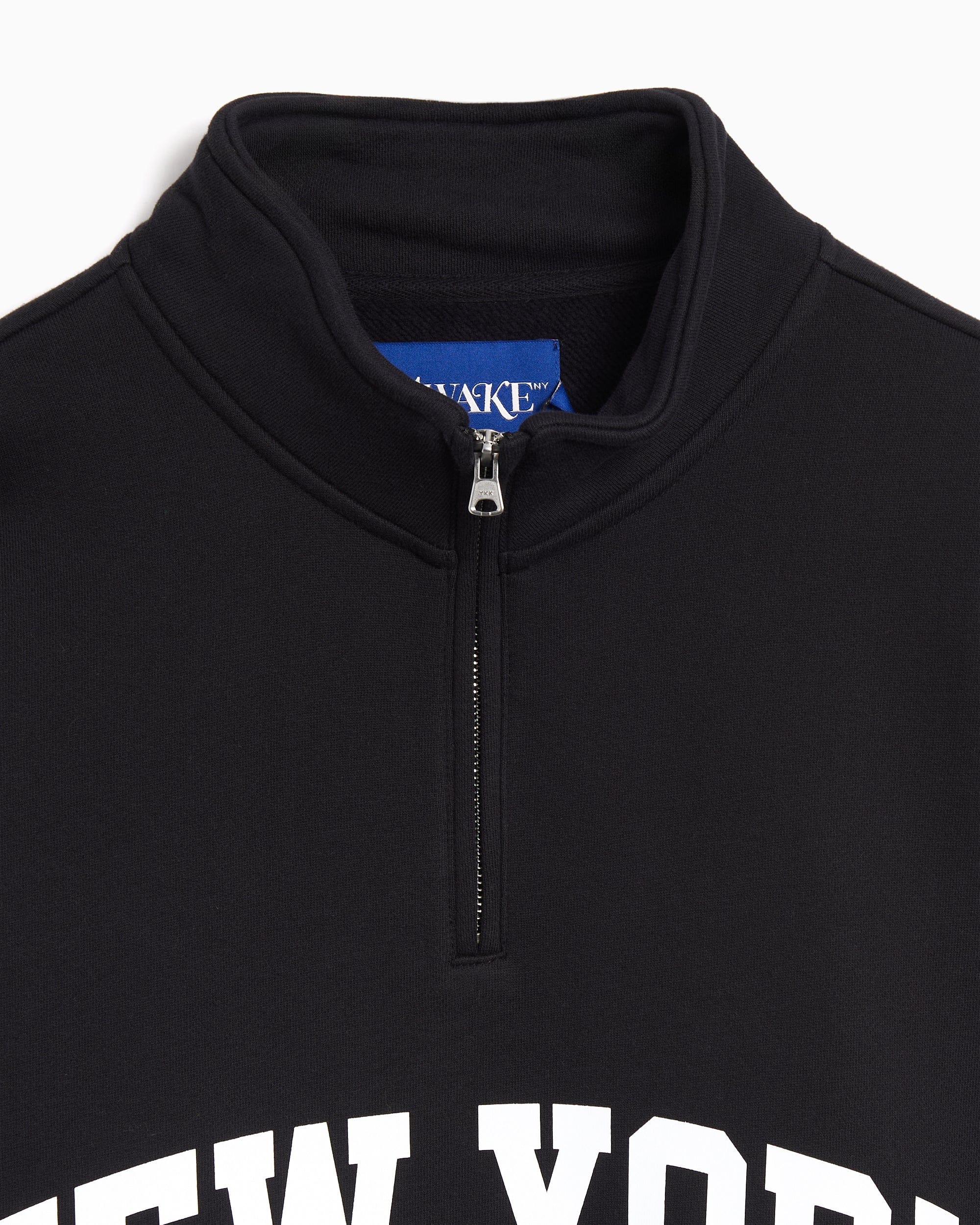 Awake NY Sudadera Half Zip con logo Awake NY Arch para hombre