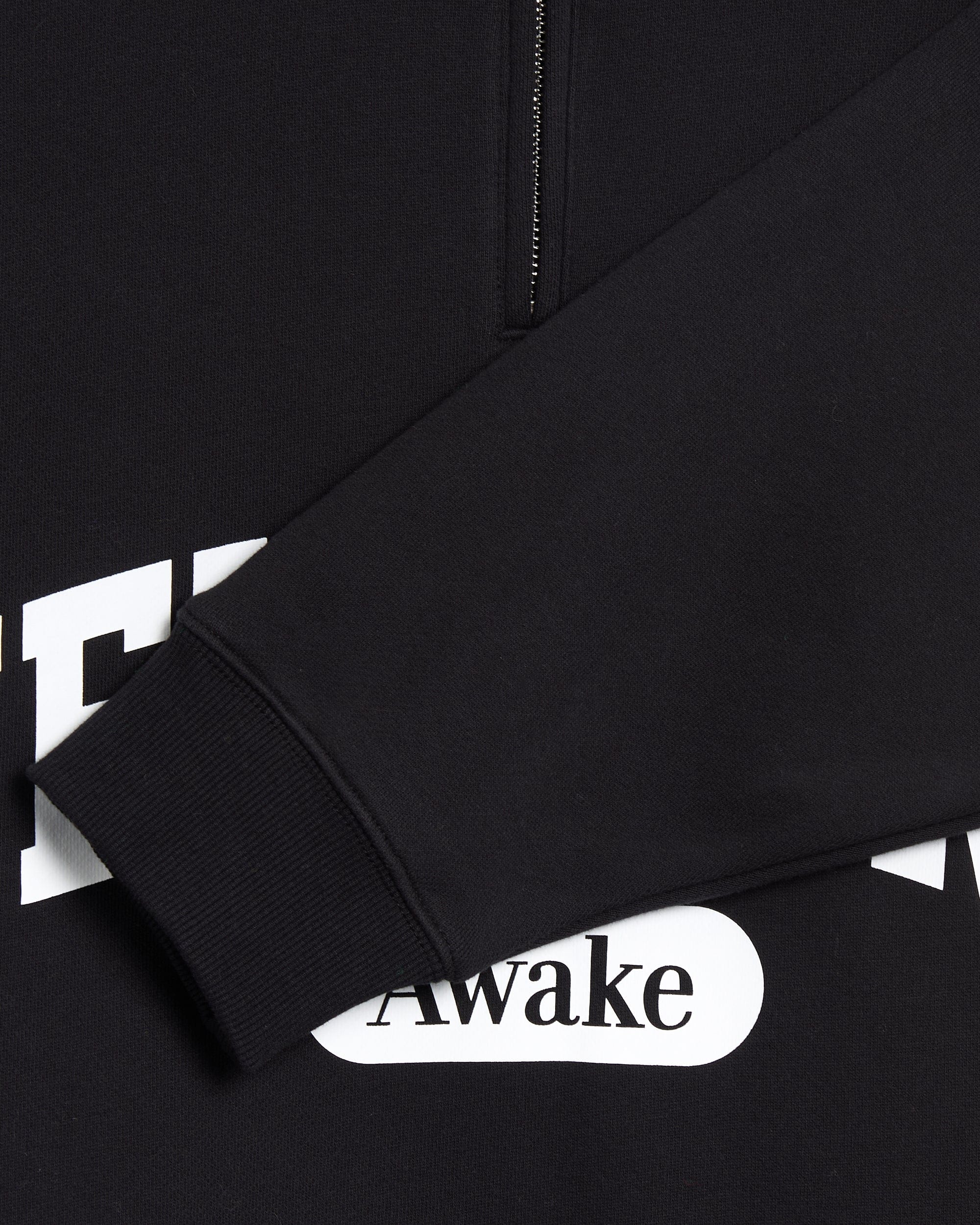 Awake NY Sudadera Half Zip con logo Awake NY Arch para hombre